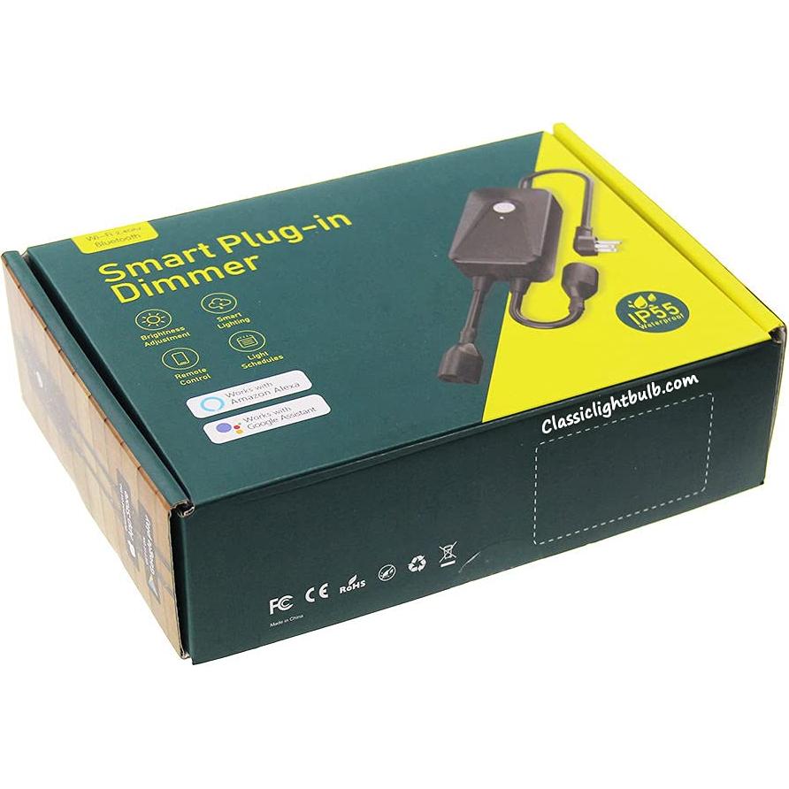 Dimmer Inteligente Ironsmith 400W Impermeable con 2 Receptáculos