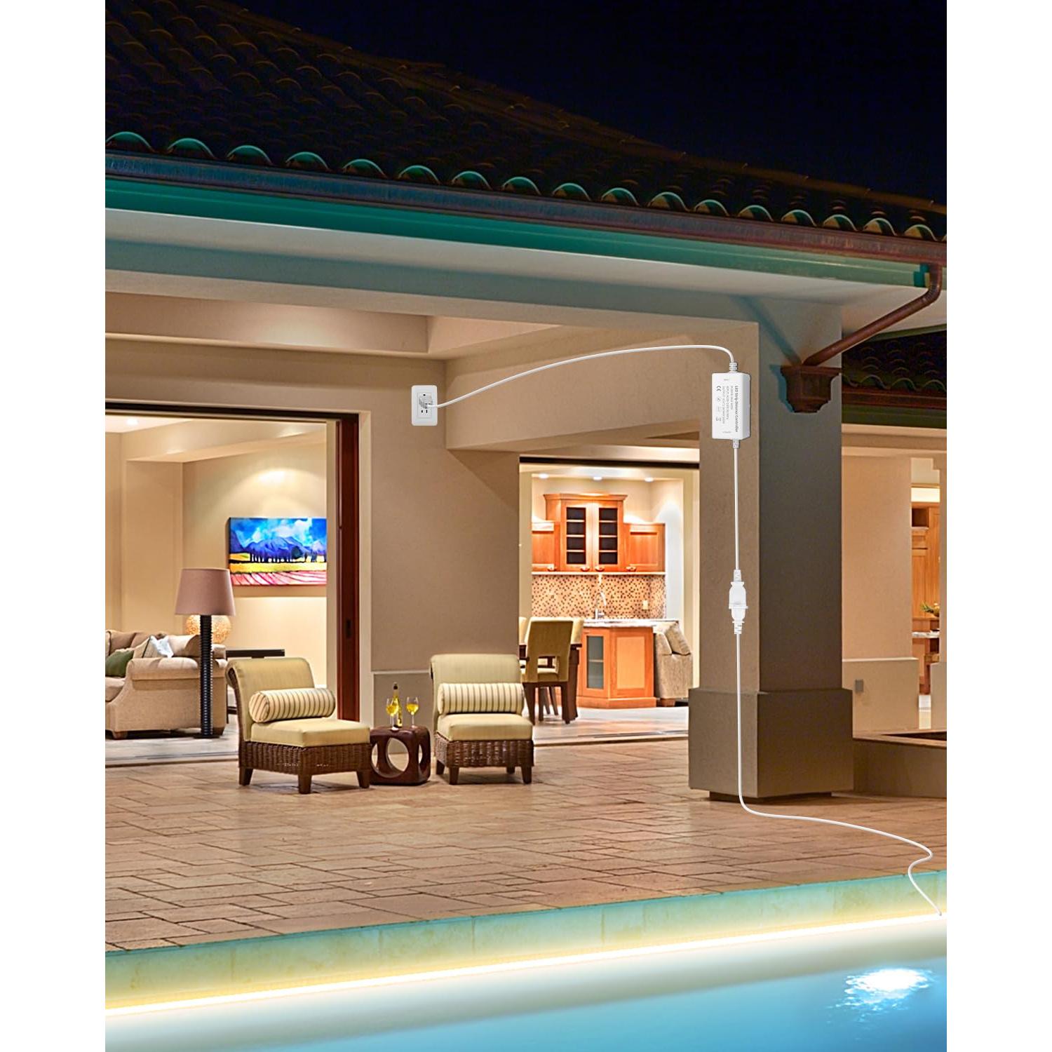 Controlador LED COB Aclorol AC 110V-130V con Control Remoto