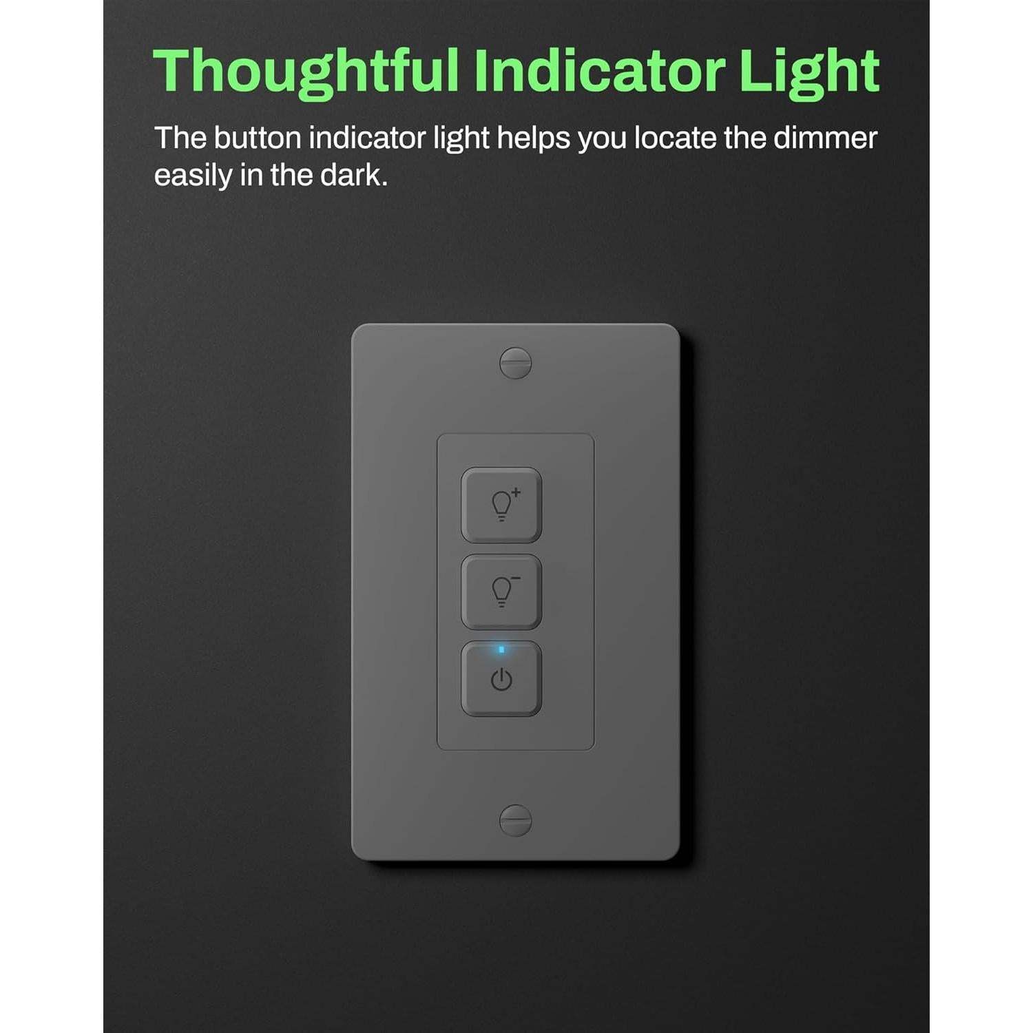 Interruptor Regulador de Luz BN-LINK CP-UWLD28 Blanco 125VAC