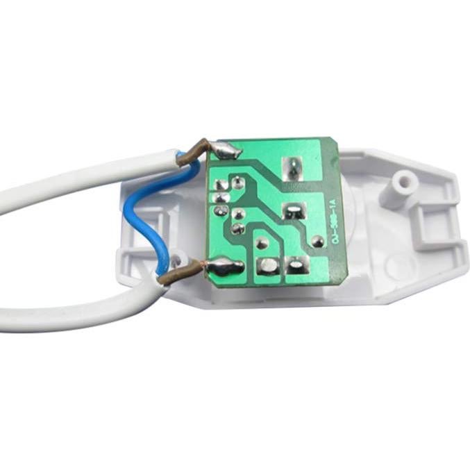 Interruptor de Cordón Rotativo uxcell AC 250V 2A 100W Blanco (Paquete de 2)