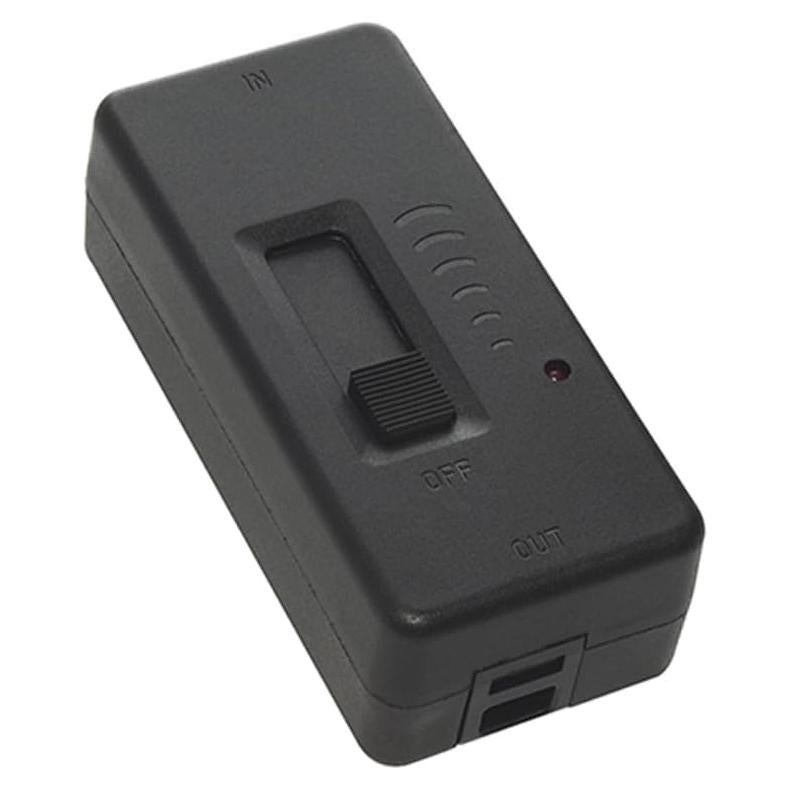 Atenuador de Mesa Deslizante LED Negro 100W CFL 300W Incandescente