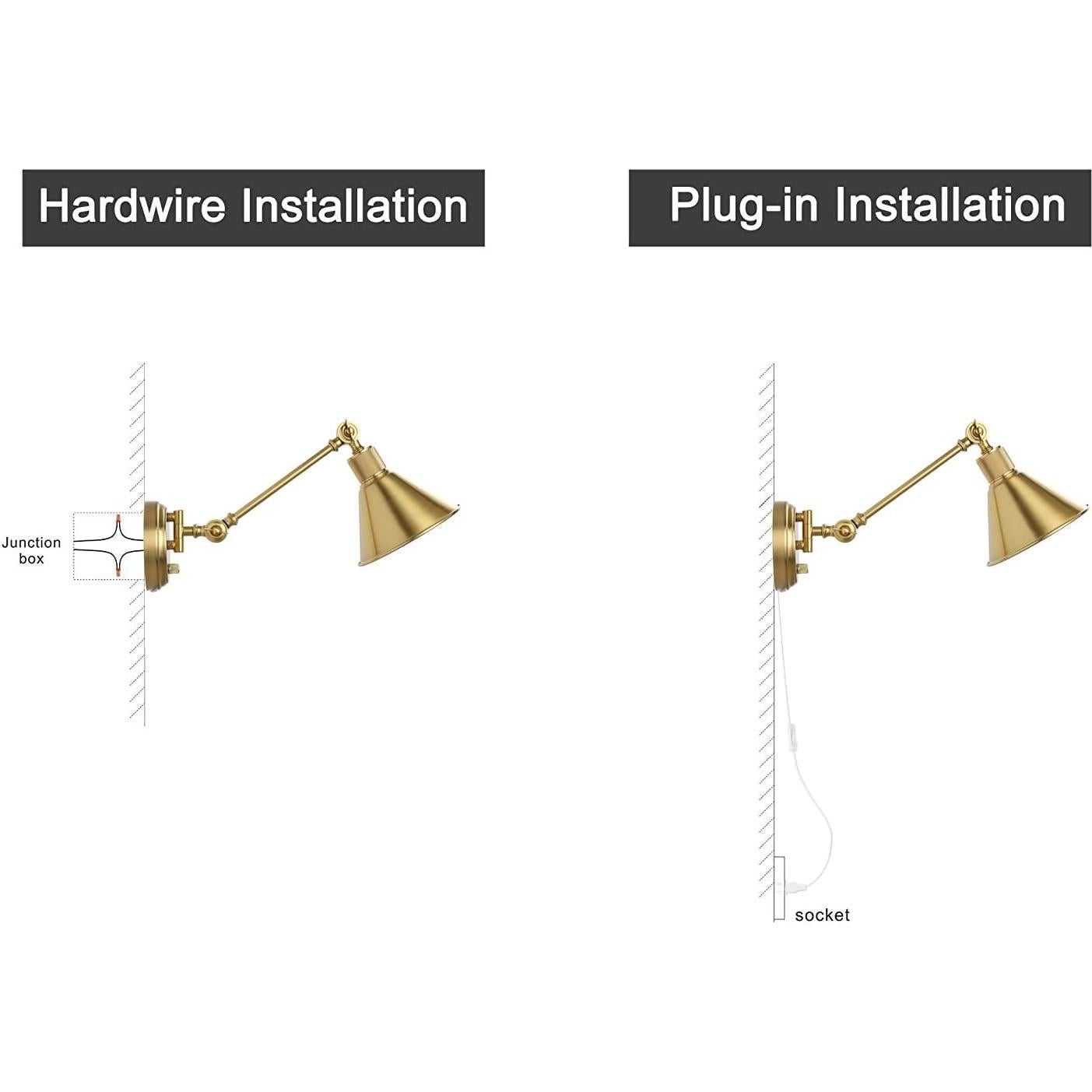 Aplique de pared TRLIFE set de 2 con bombillas LED regulables
