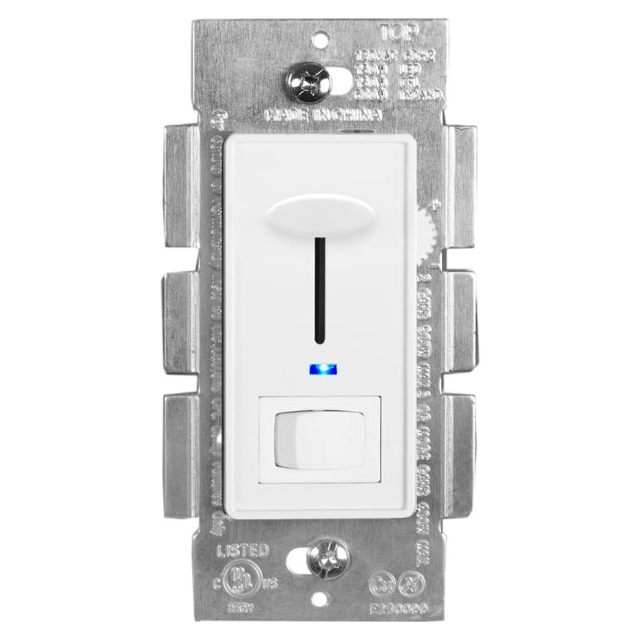 Interruptor Regulable Eléctrico Maxxima MEW-DM621 - 600W, Luz Azul