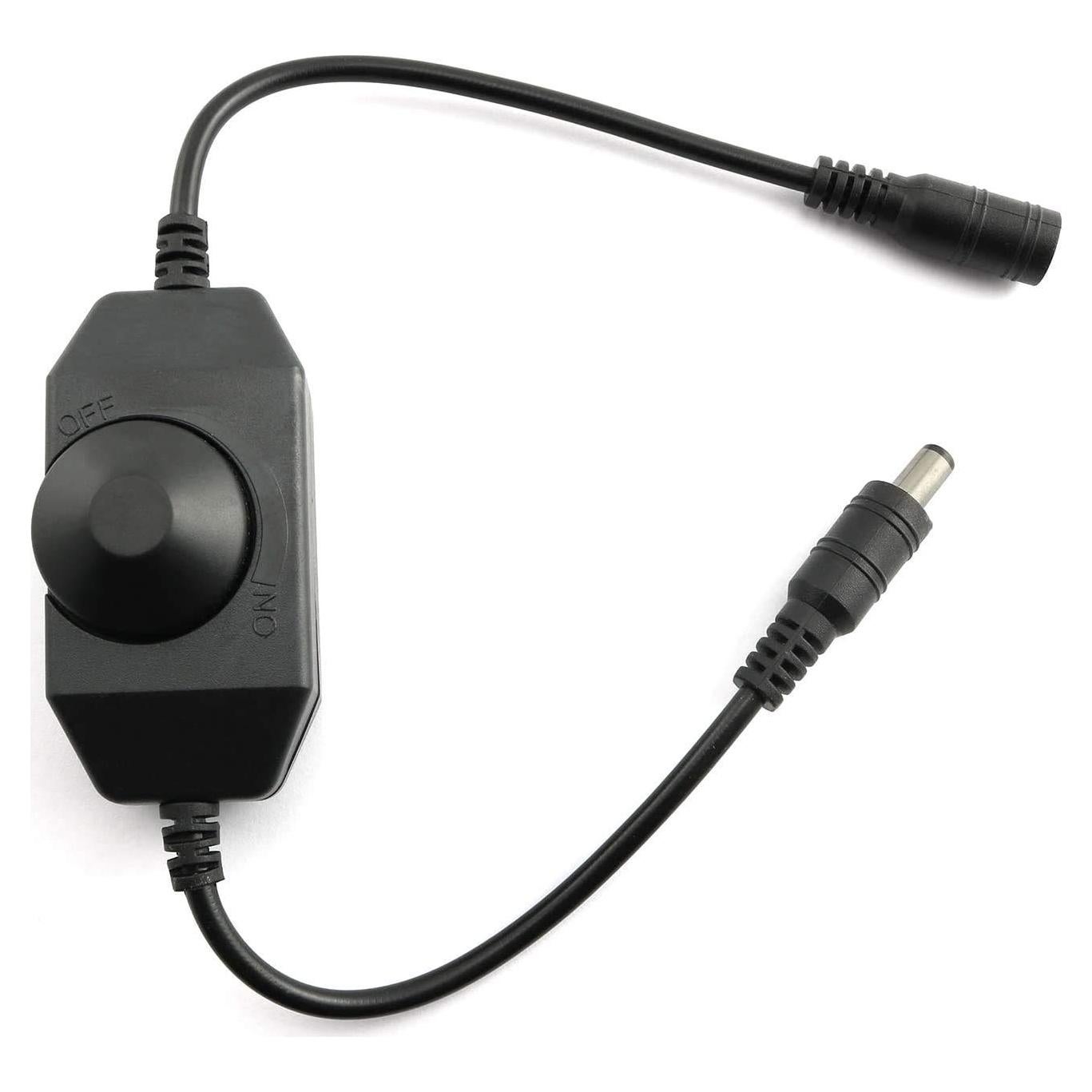 Interruptor Regulador de LED Maxmoral Negro DC 12-24V 2A