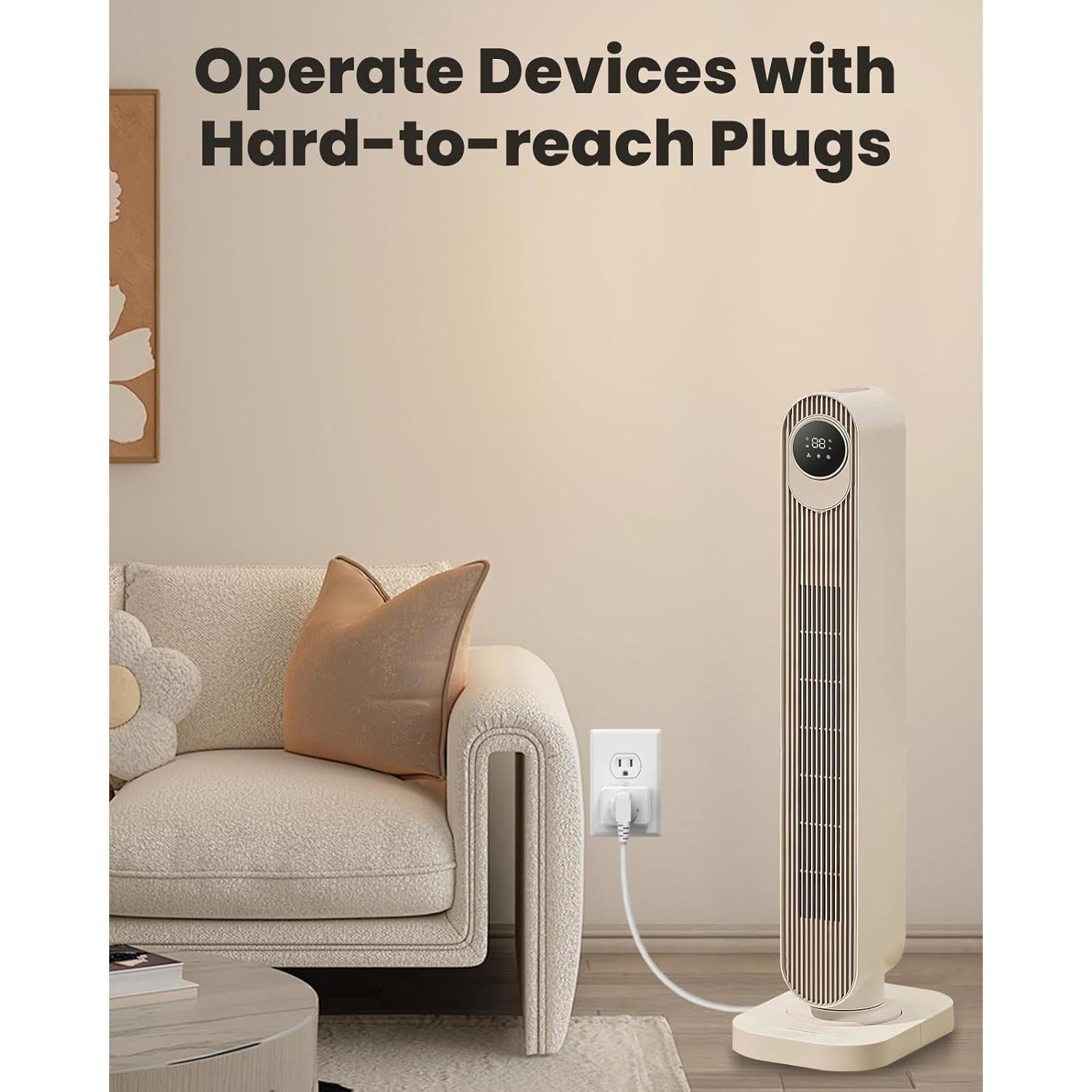 Interruptor de Luz Inalámbrico HiHiniu SW-AK1, 300 Pies RF