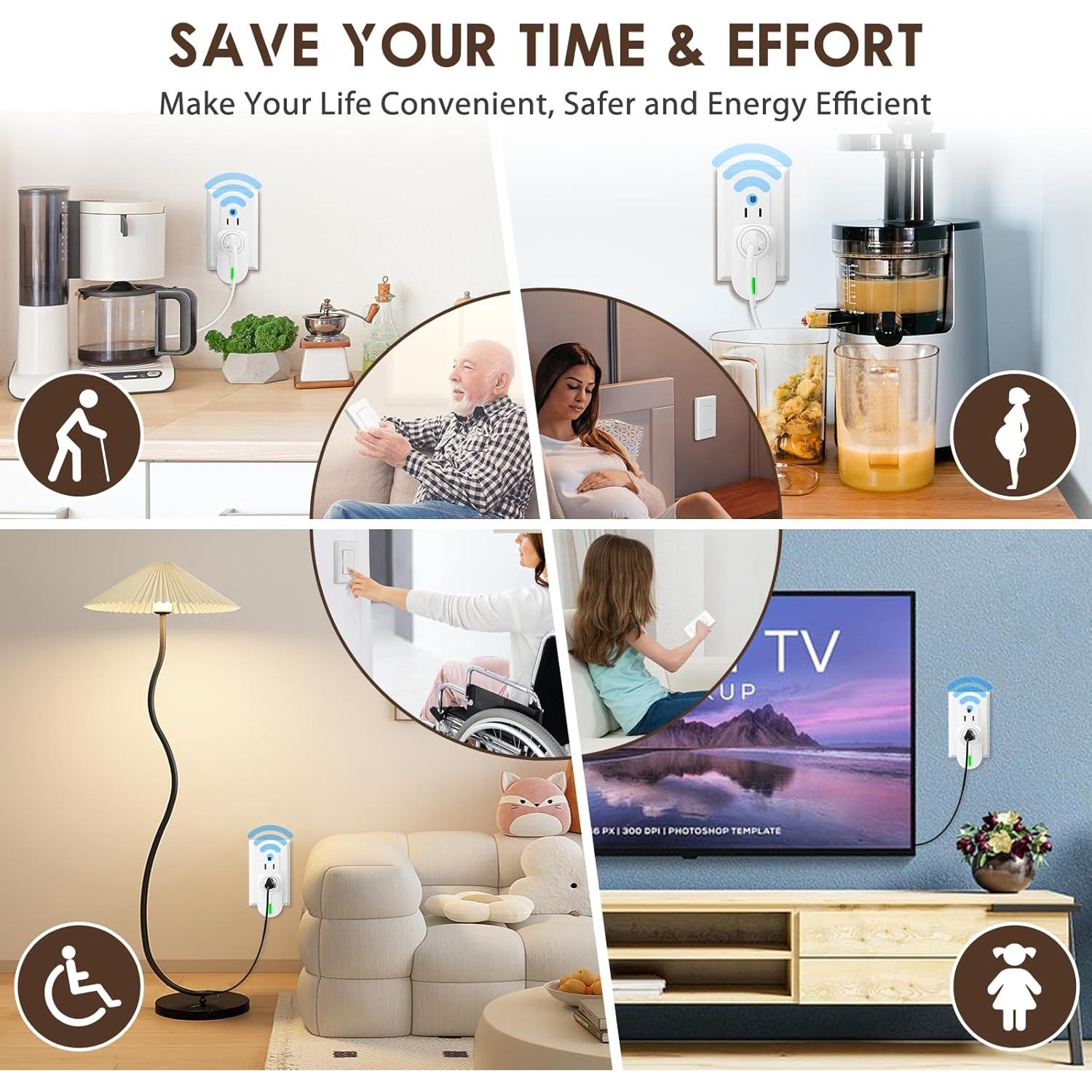 Enchufe Control Remoto Inalámbrico K KASONIC 10A 1200W