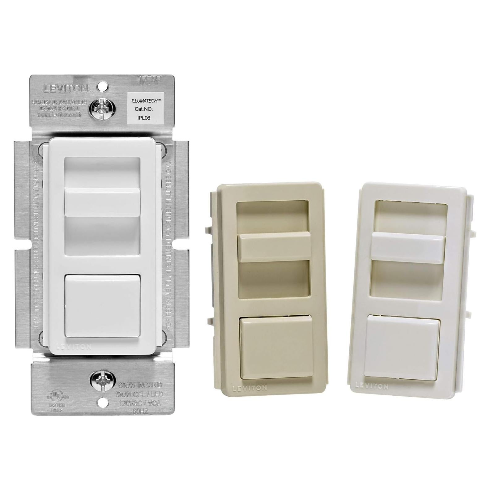 Interruptor Regulador Leviton IPL06-10Z para LED y Halógenas