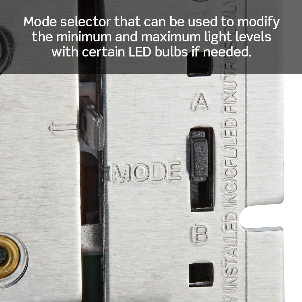 Interruptor Regulador Leviton IPL06-10Z para LED y Halógenas