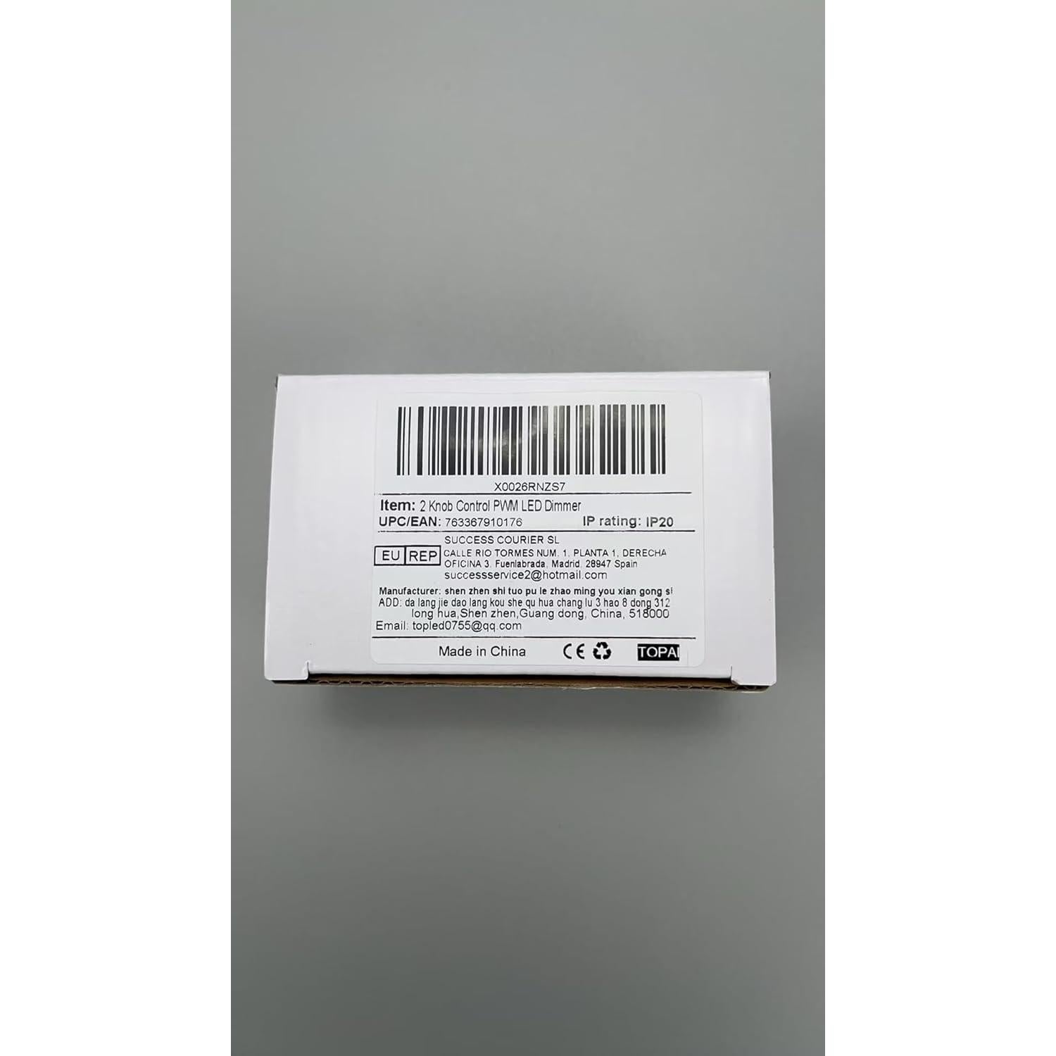 Regulador LED TOPAI Doble Perilla 5-24V 30A Control Independiente