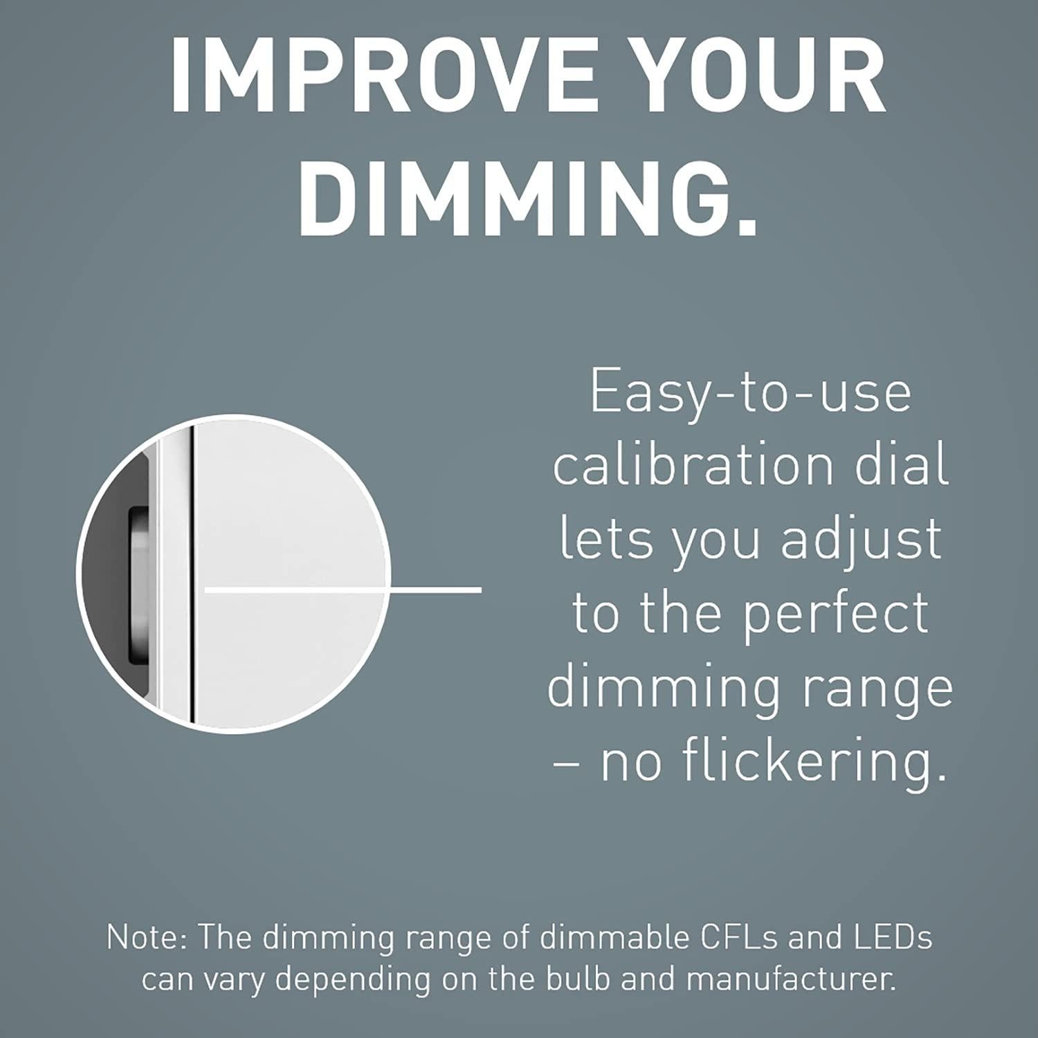 Interruptor Regulador de Luz Legrand Radiant 450W Blanco