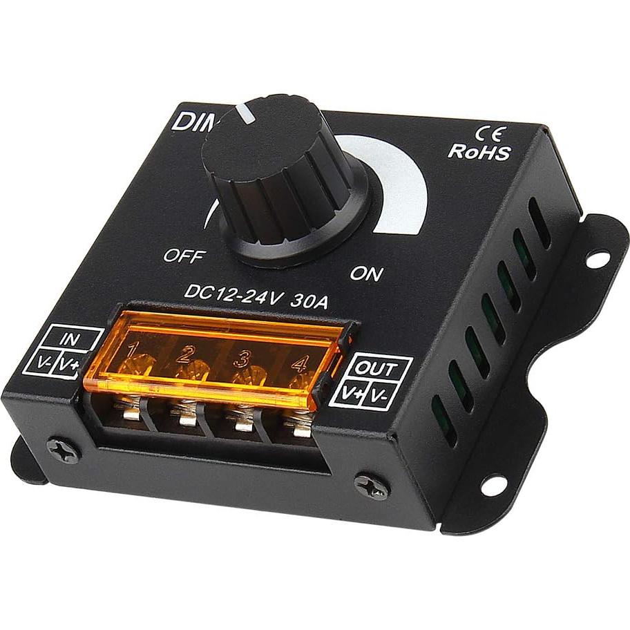 Atenuador LED KEYGMA DC 12-24V 30A PWM Montaje en Pared