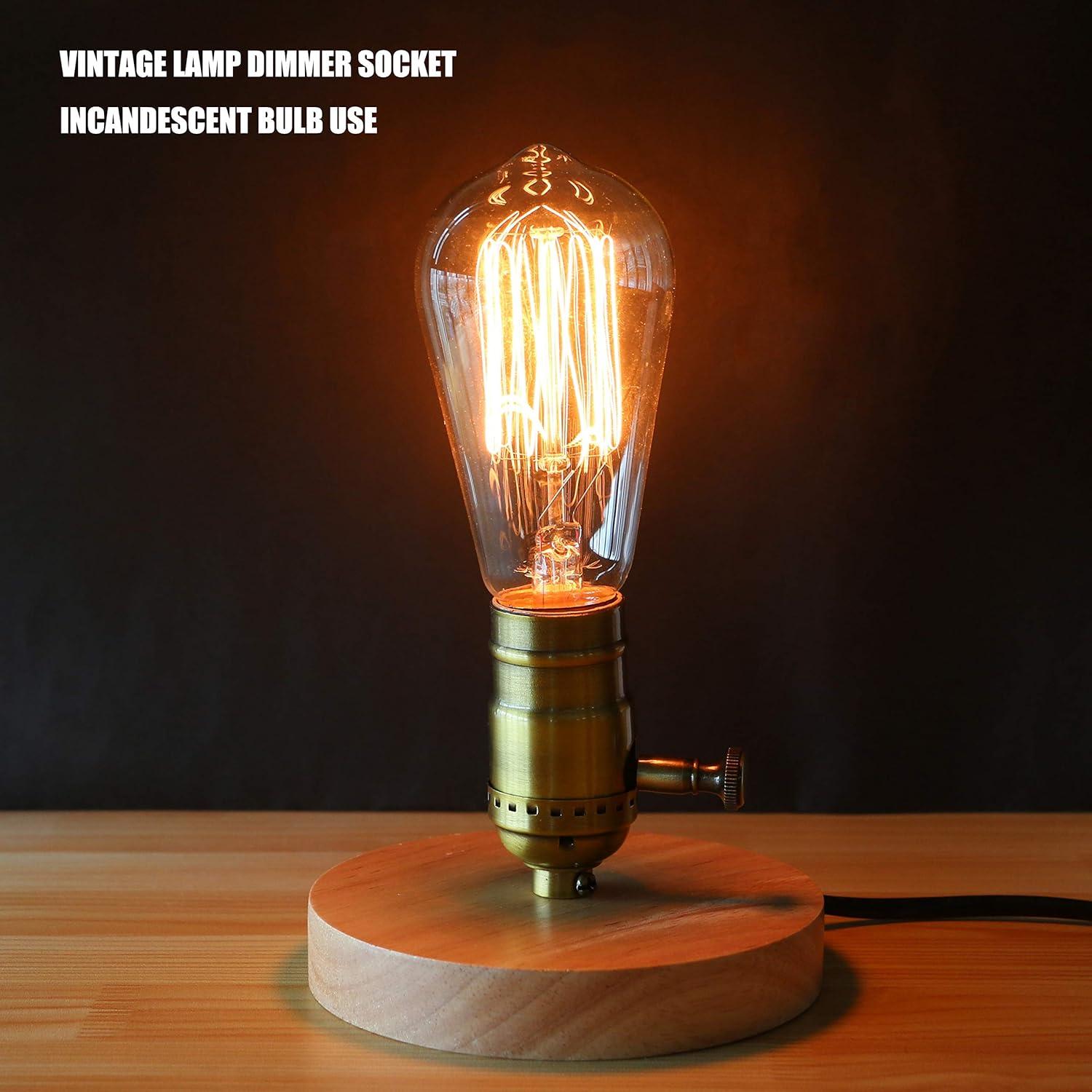 Portalámparas Vintage Edison Regulable COMYAN E26 150W