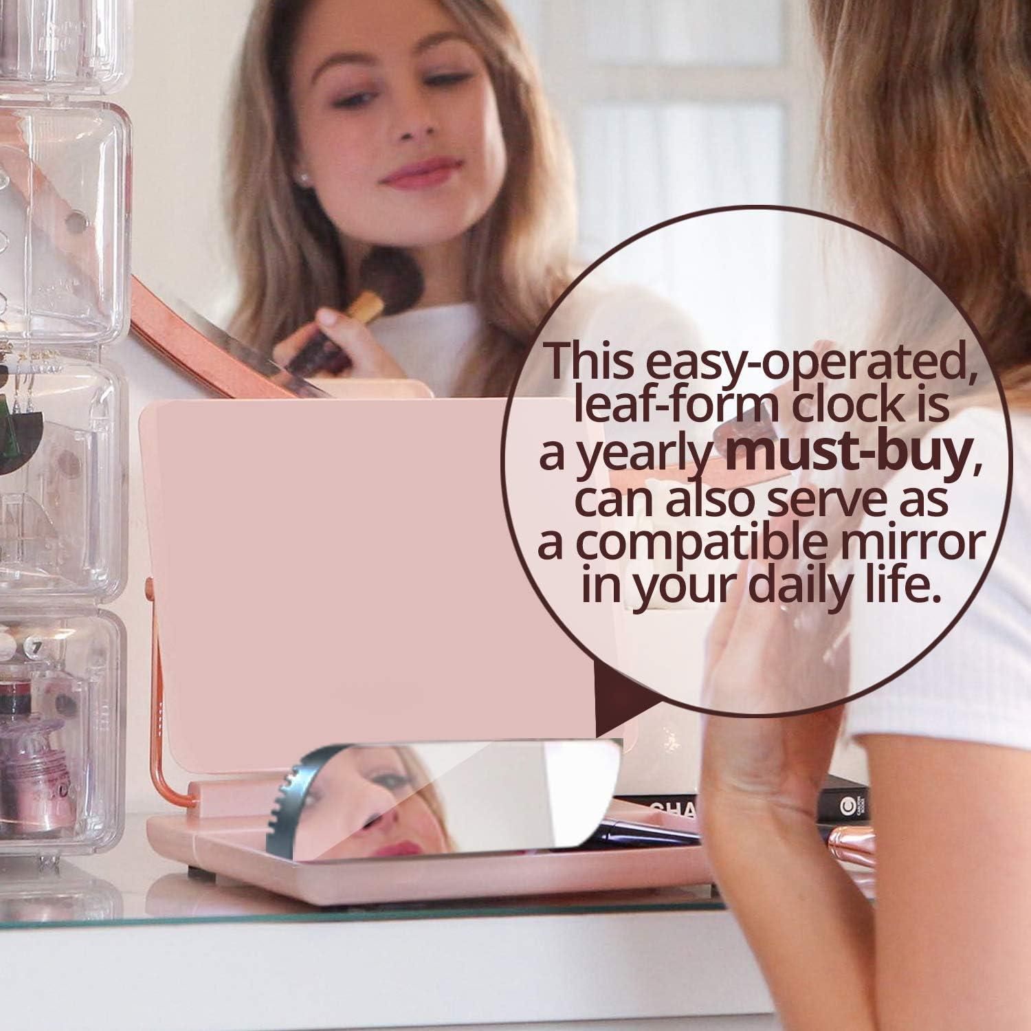 Reloj Despertador Digital Betus Espejo Negro - Snooze USB