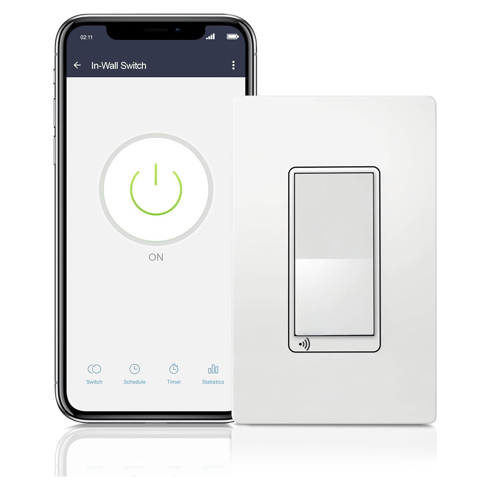 Interruptor Inteligente Wi-Fi TOPGREENER TGWF15S Blanco