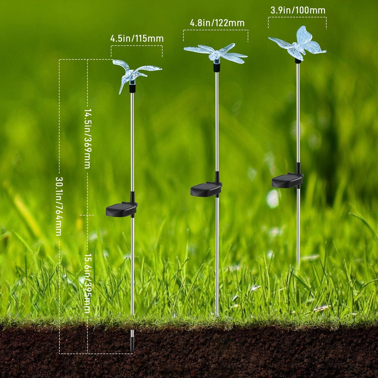 Luces de Jardín Solar OxyLED 6 Piezas LED Cambiante Color