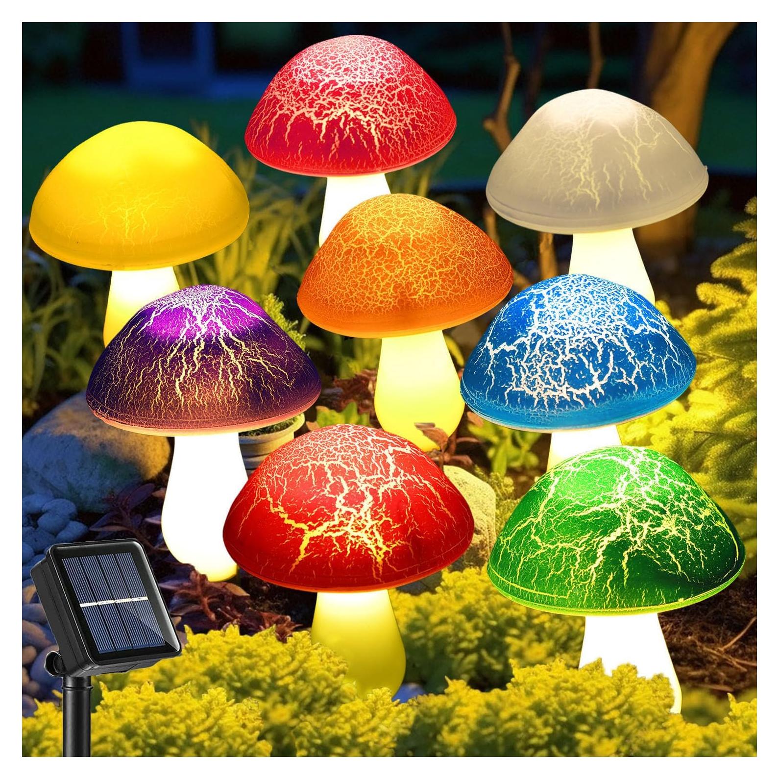 Luces Decorativas de Jardín Solar Viewpick 8 Setas LED Impermeables