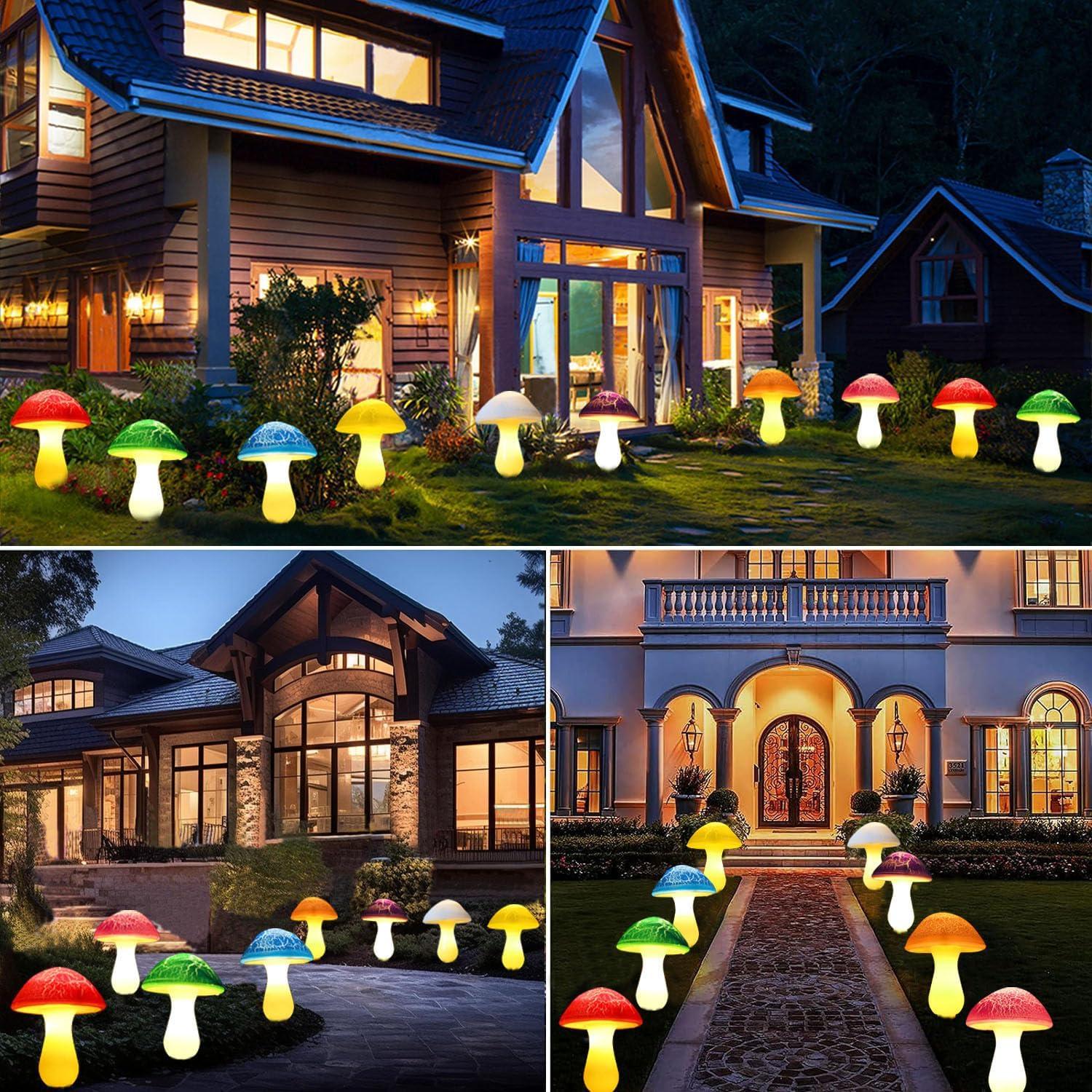 Luces Decorativas de Jardín Solar Viewpick 8 Setas LED Impermeables