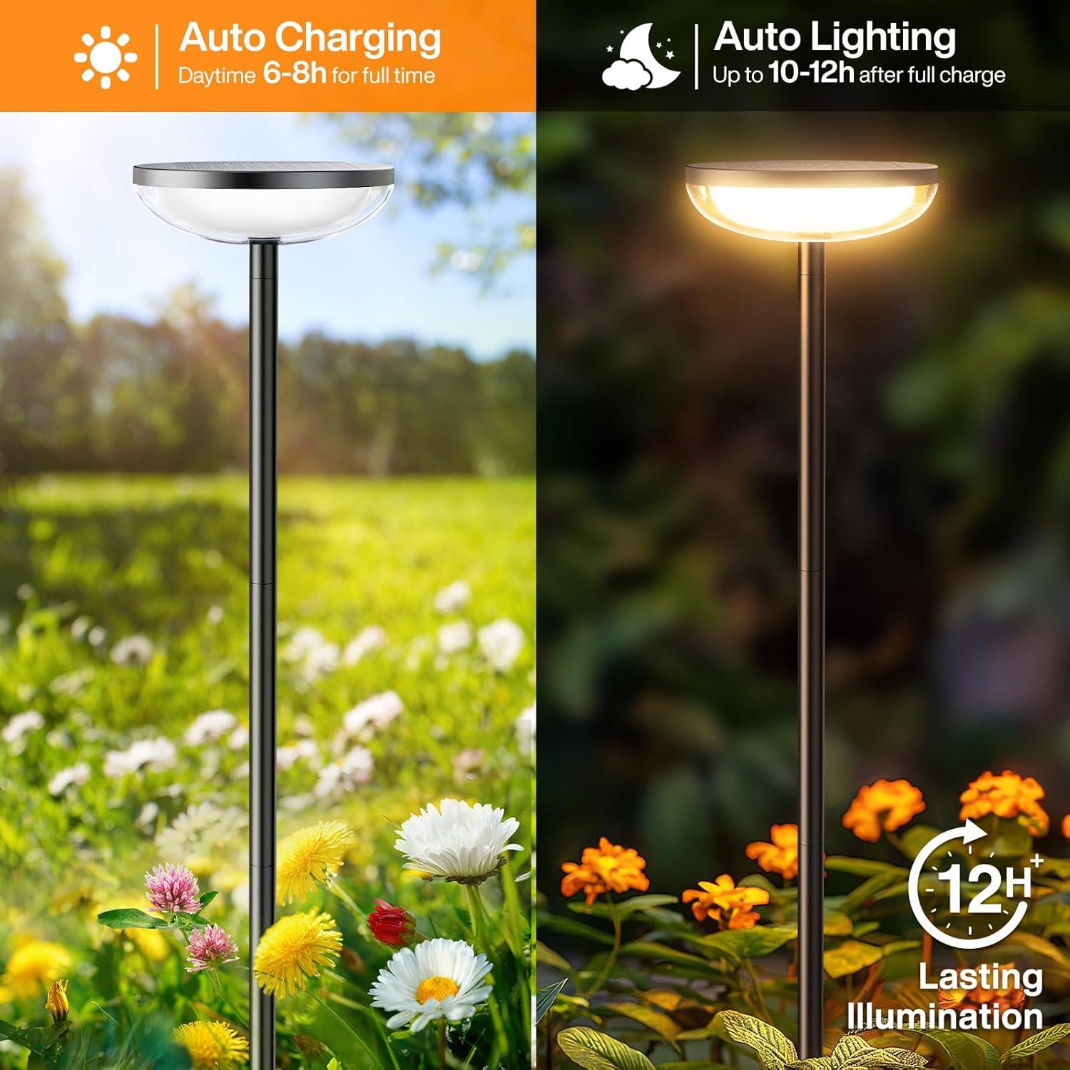 Luces de Camino Solares ELECLINK, Paquete de 6, 68.58 cm