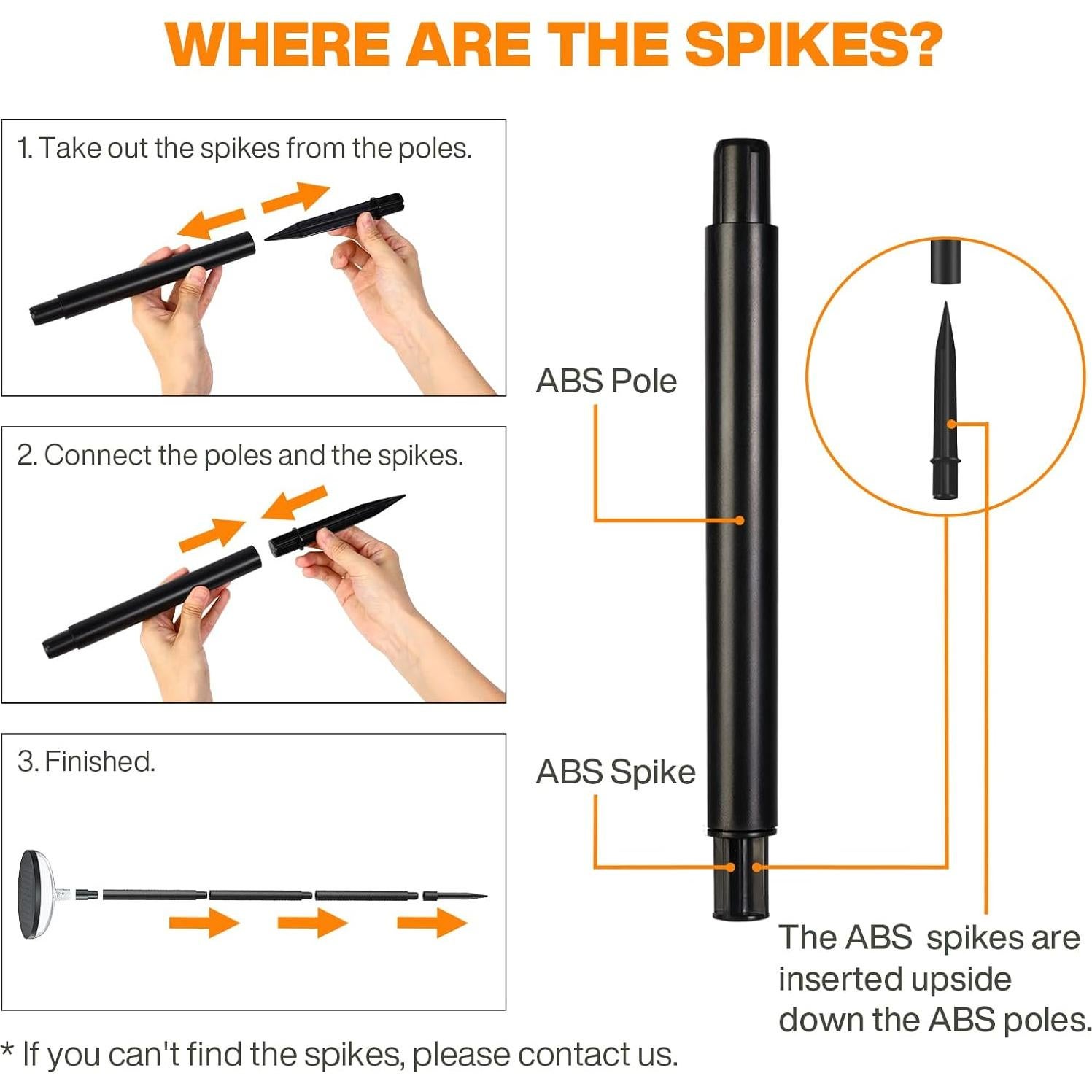 Luces de Camino Solares ELECLINK, Paquete de 6, 68.58 cm