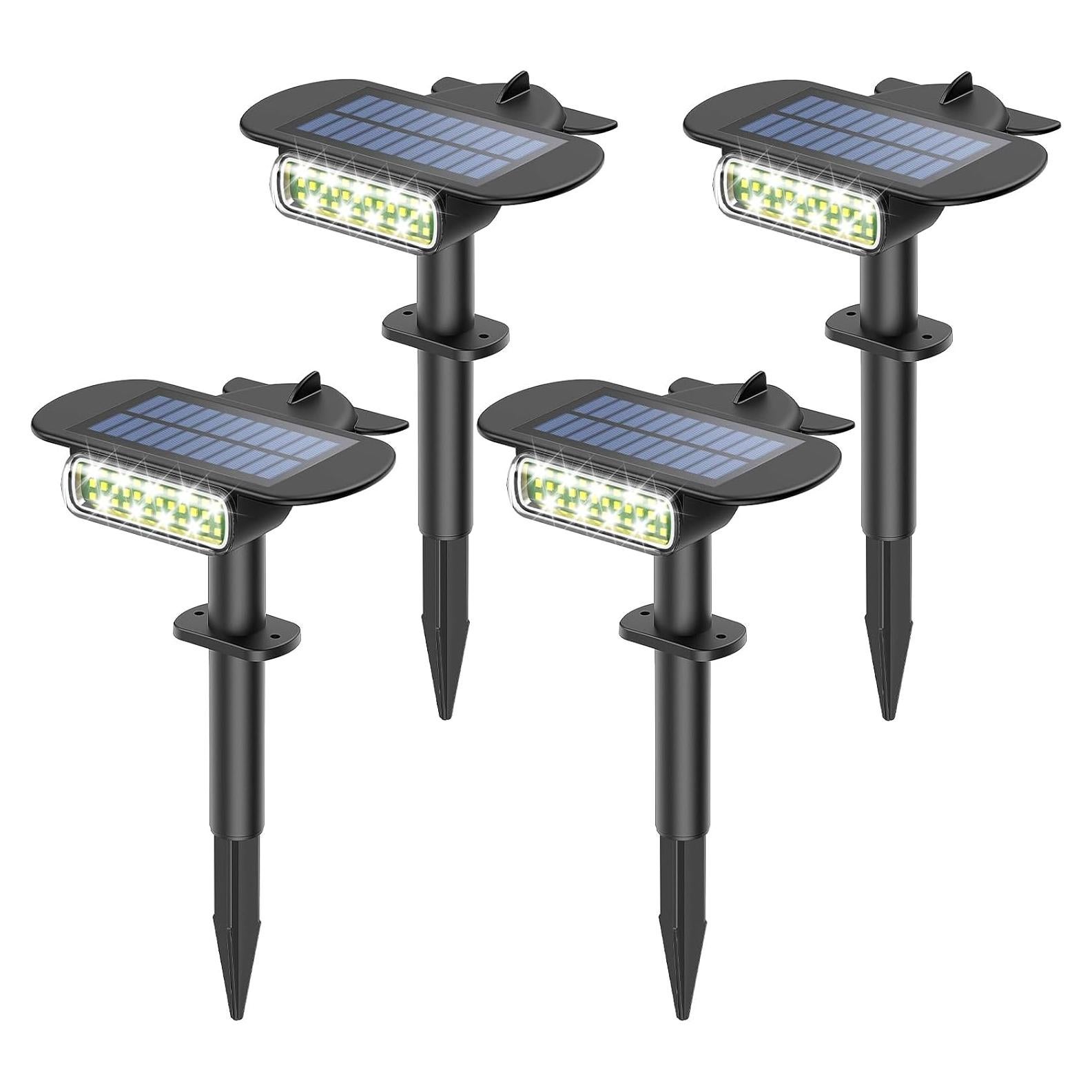 Luces Solares Latband 36 LEDs IP68 para Jardín 4 Pzs