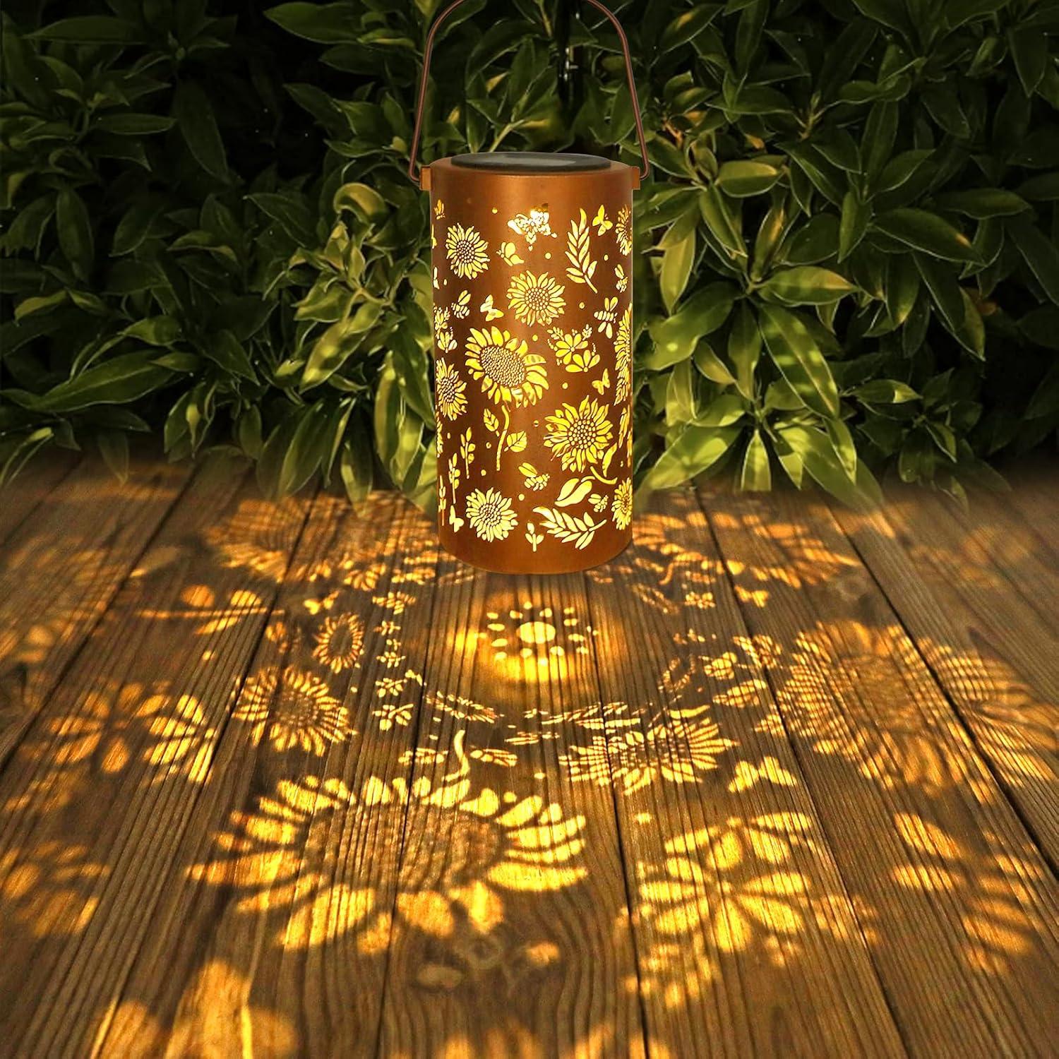 Linterna Solar Girasol Dealbeta DB100 Impermeable 18cm