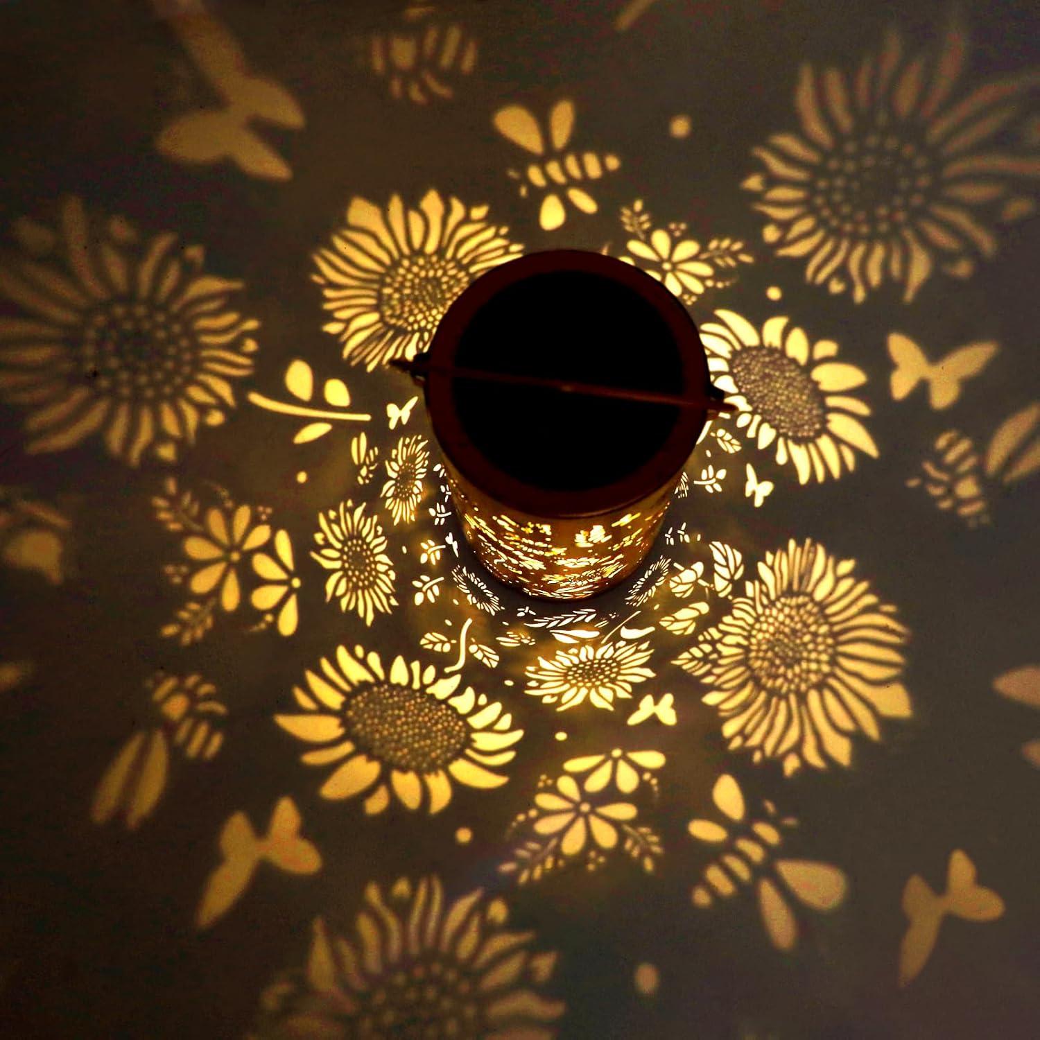 Linterna Solar Girasol Dealbeta DB100 Impermeable 18cm