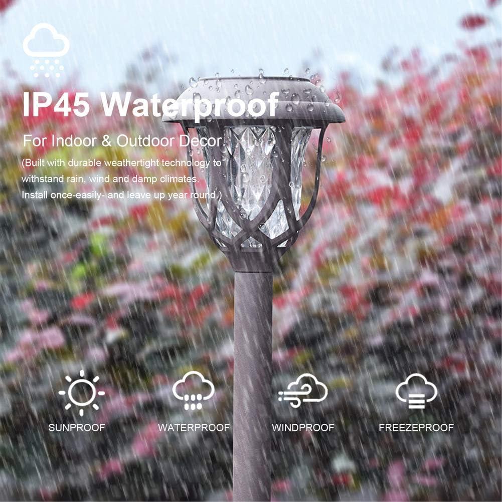 Luces Solares para Jardín EXCMARK - Paquete de 10, Marrón