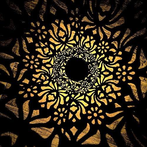 Linternas Solares Colgantes EXCMARK 2 Pack LED Metal Negro