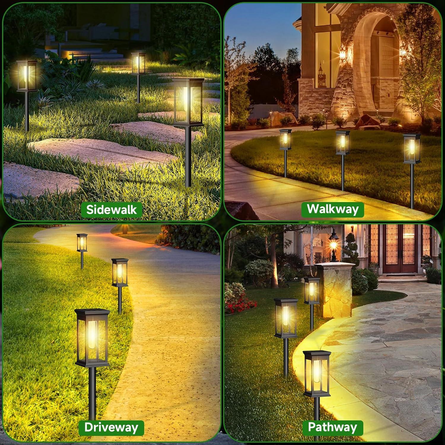 Luces de Camino Solares Niows SPL-01A IP65 - Paquete de 8