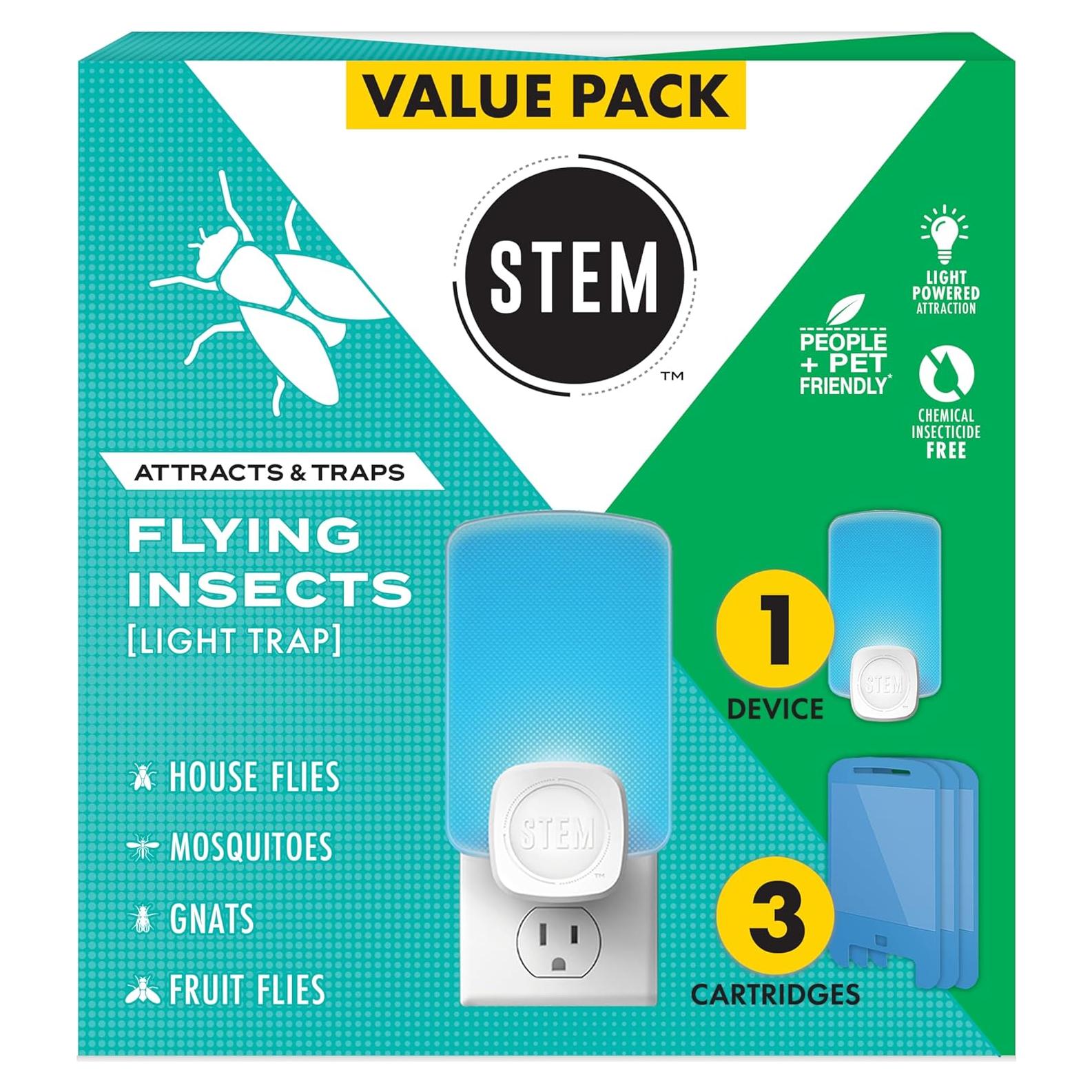 Trampa de Luz STEM para Insectos Voladores - 1 Dispositivo + 3 Cartuchos