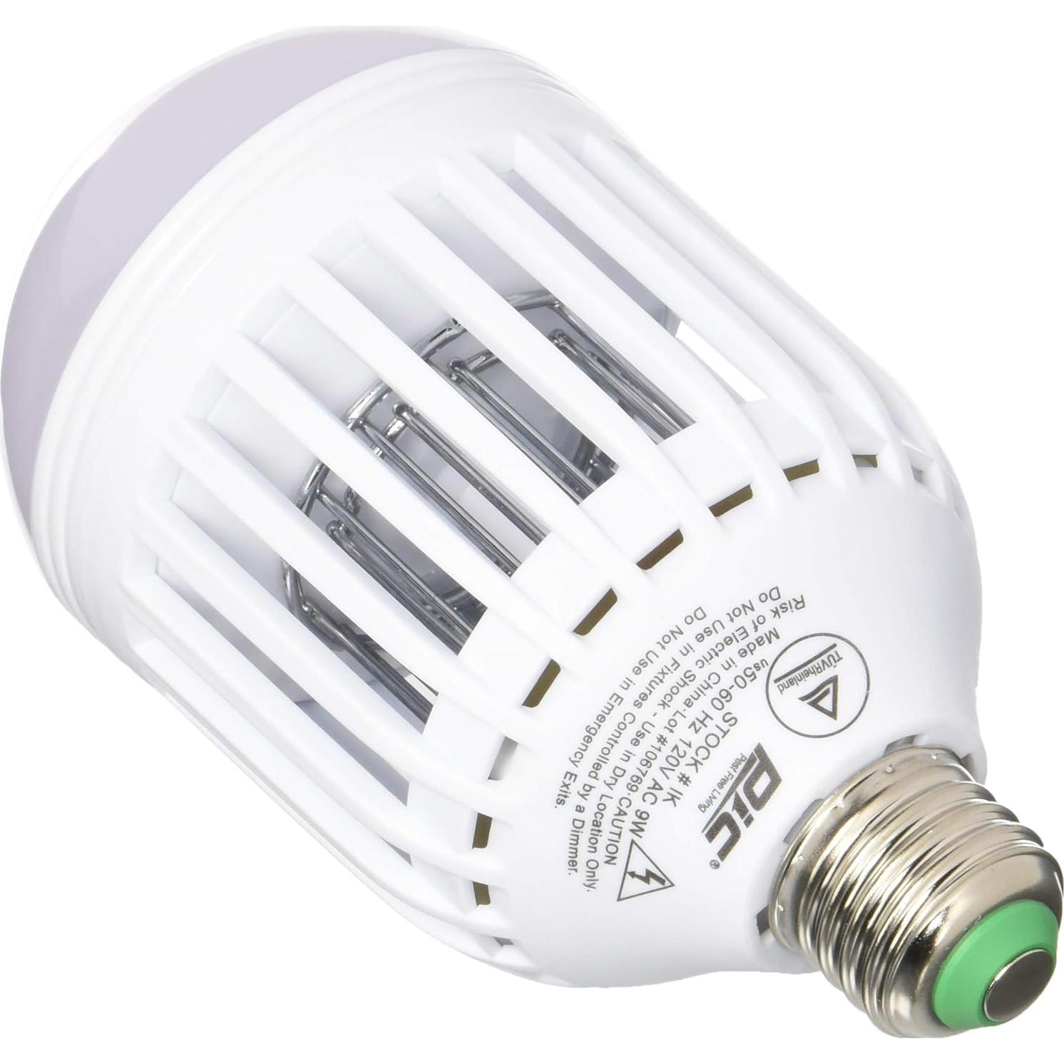 Asesino de Insectos Zapper PIC 9W LED 2-en-1 para Interiores y Exteriores