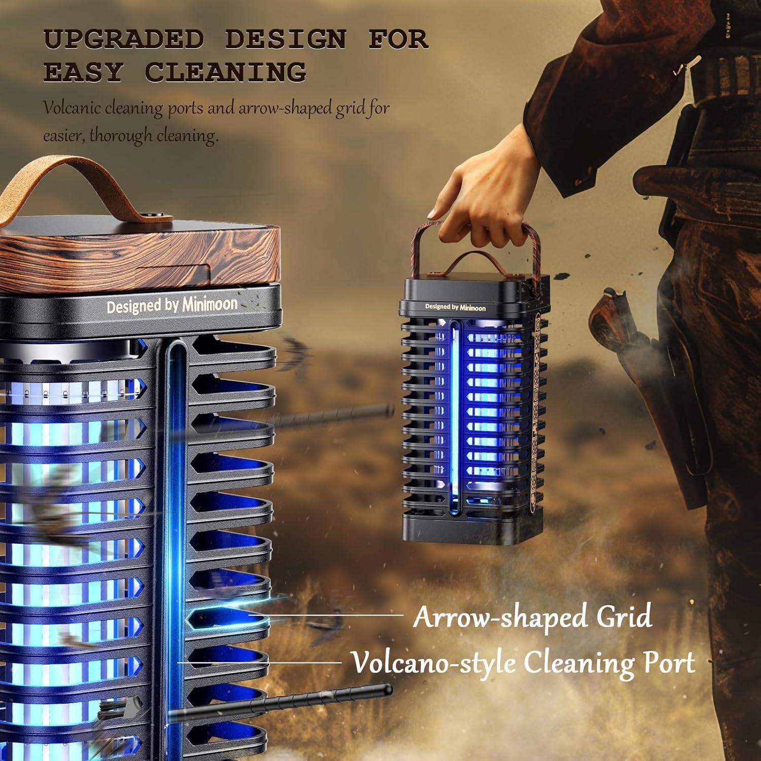 Zapper de Insectos Minimoon HK-8 4200V 15W para Exterior