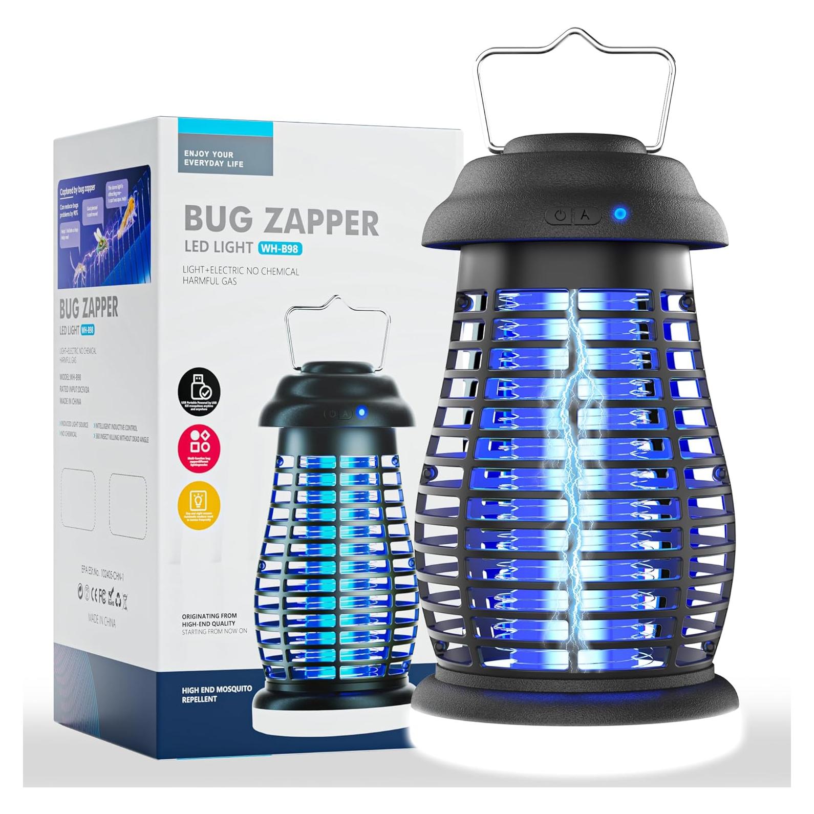 Trampa para Mosquitos SHENZHEN SOER WH-B98 Recargable IP67