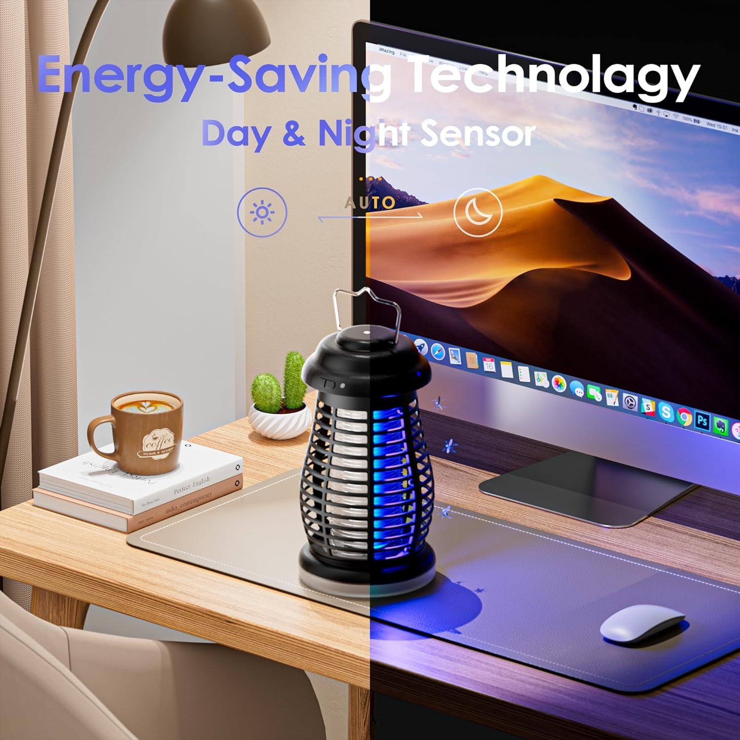 Trampa para Mosquitos SHENZHEN SOER WH-B98 Recargable IP67