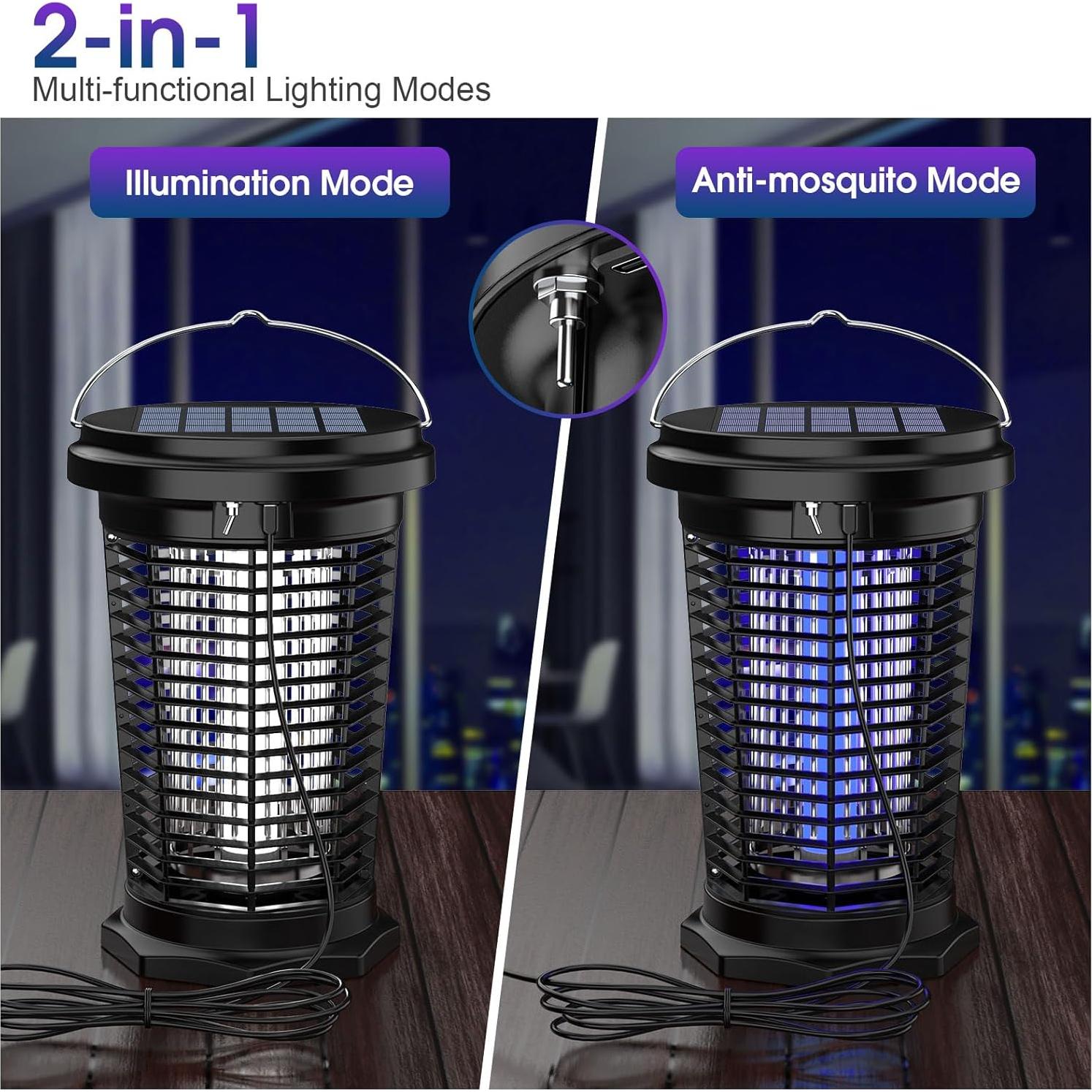 Zapper de Insectos Solar PALONE LT808S 5.5W USB 24h