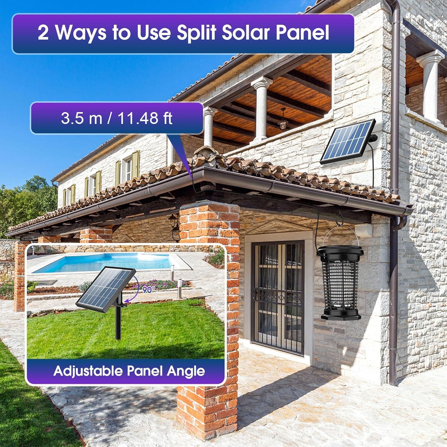 Zapper de Insectos Solar PALONE LT808S 5.5W USB 24h