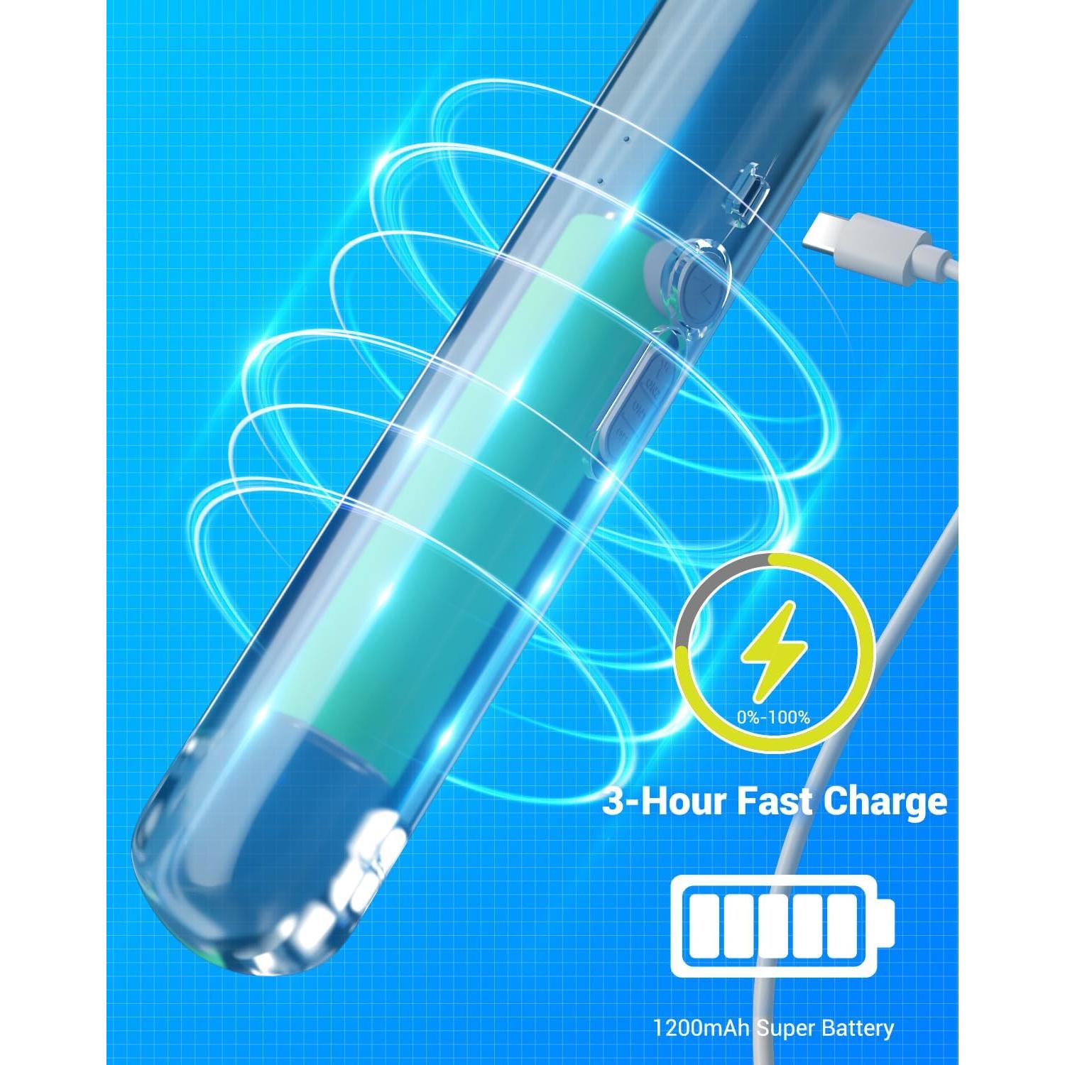Raqueta Eléctrica de Mosquitos VLISBO 4000V Batería 1200mAh