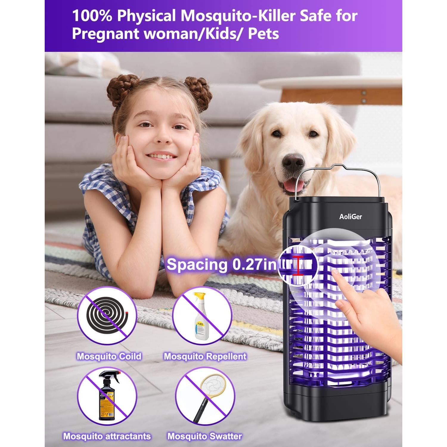 Asesino de Mosquitos Eléctrico AoliGer JY-03 18W IP44