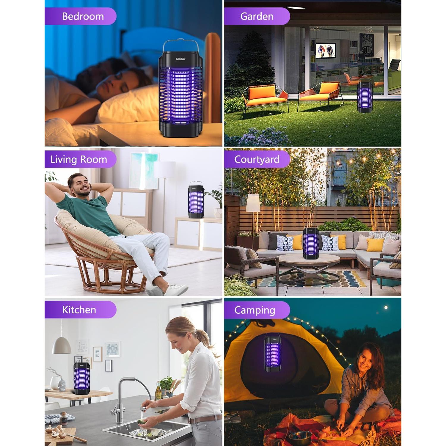 Asesino de Mosquitos Eléctrico AoliGer JY-03 18W IP44