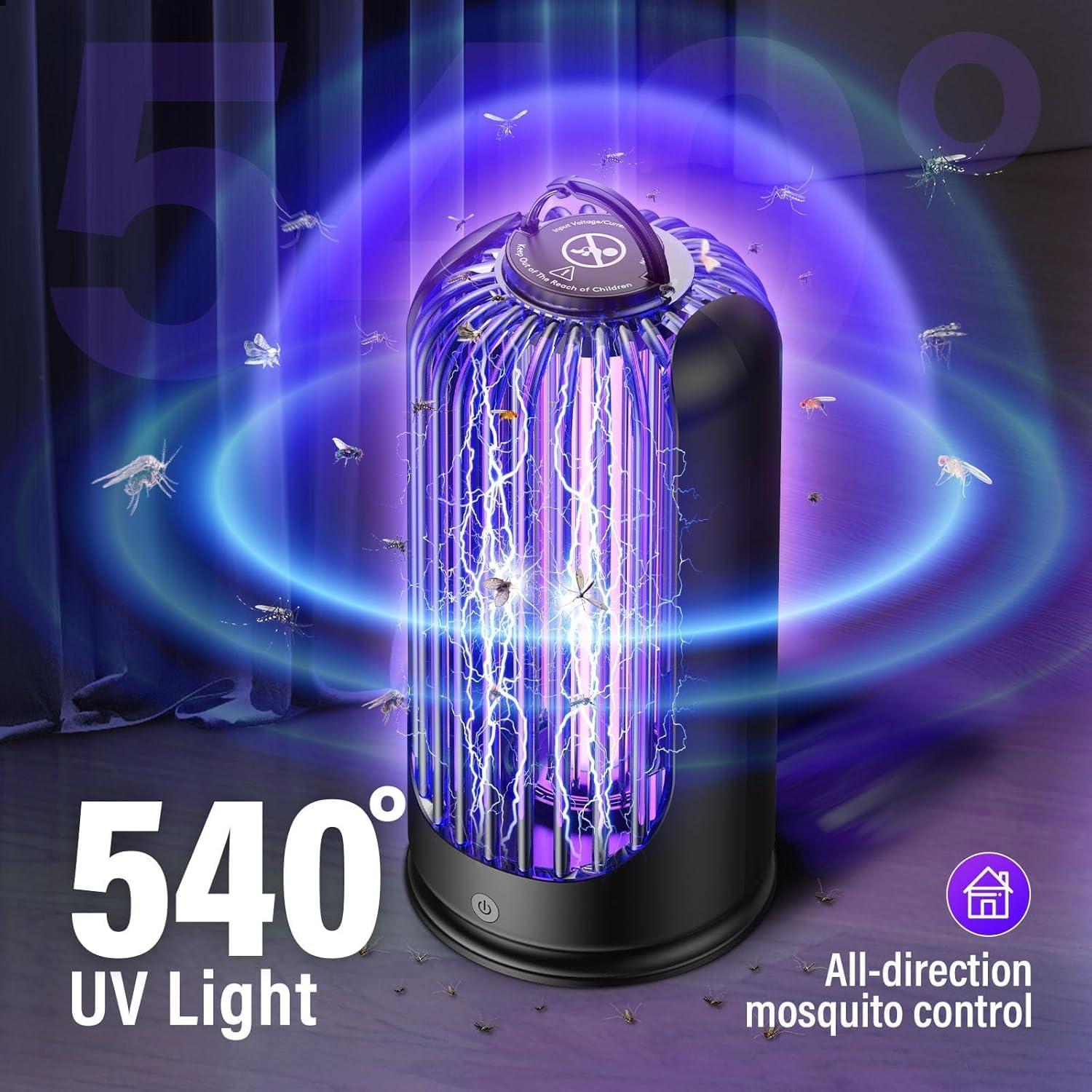 Trampa de Insectos Voladores Elechome BK19, Zapper Mosquitos 3600V