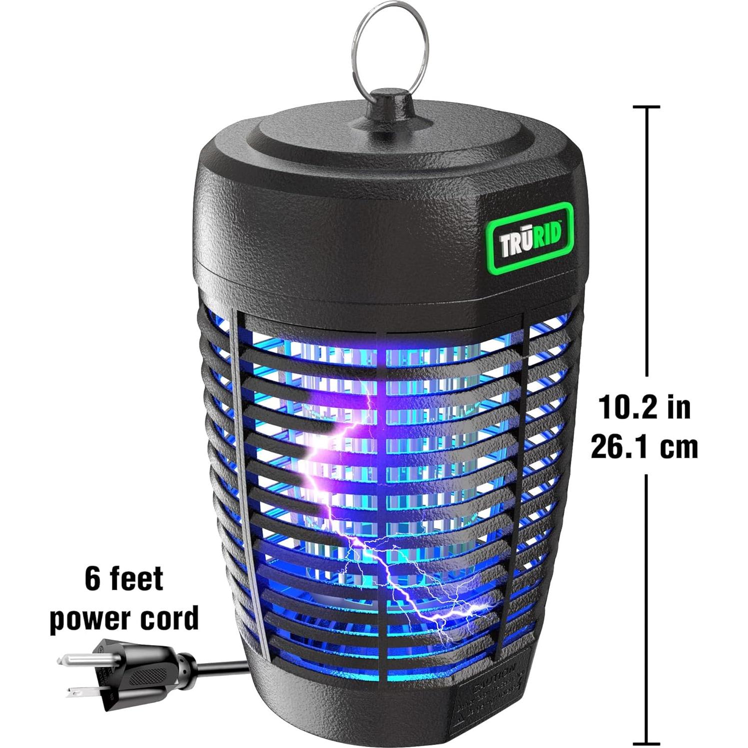 Zapper Eléctrico de Mosquitos TRURID con Bandeja 0.54 kg