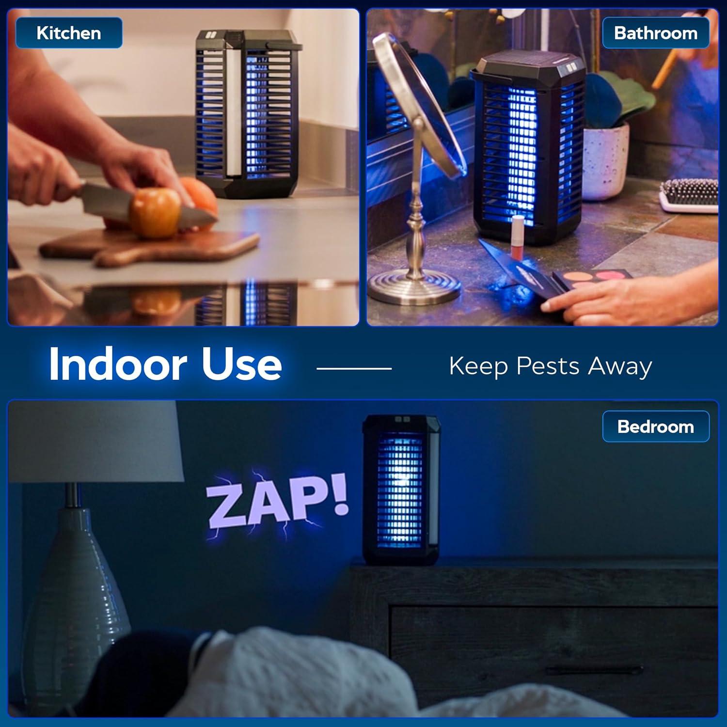 Zapper Solar 2 en 1 Rogue Bell+Howell para Insectos 139.35 m²