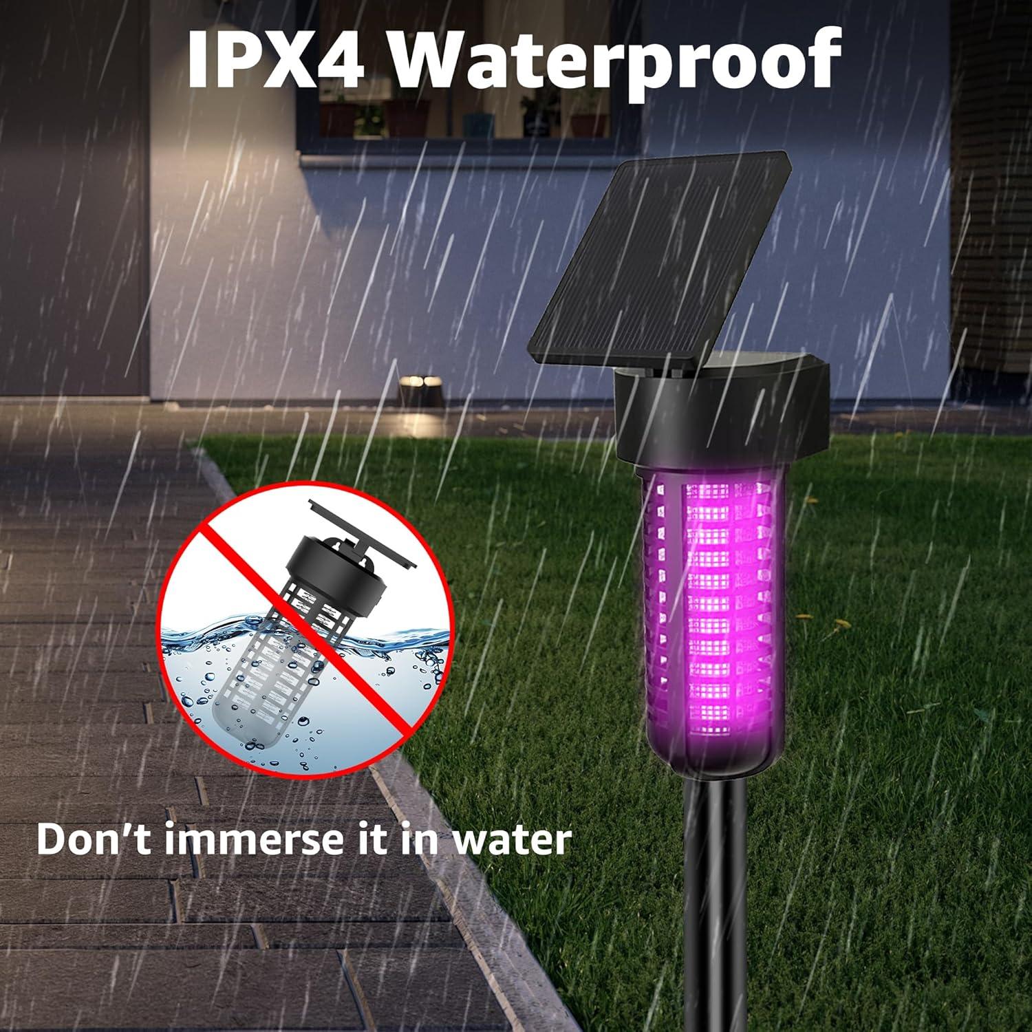 Zapper de Insectos Solar VOLTORB con Luz LED y Carga USB