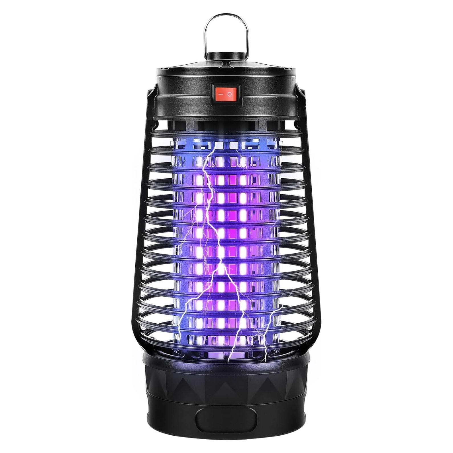 Trampa Eléctrica para Insectos Phosooy 2500V con Luz UV