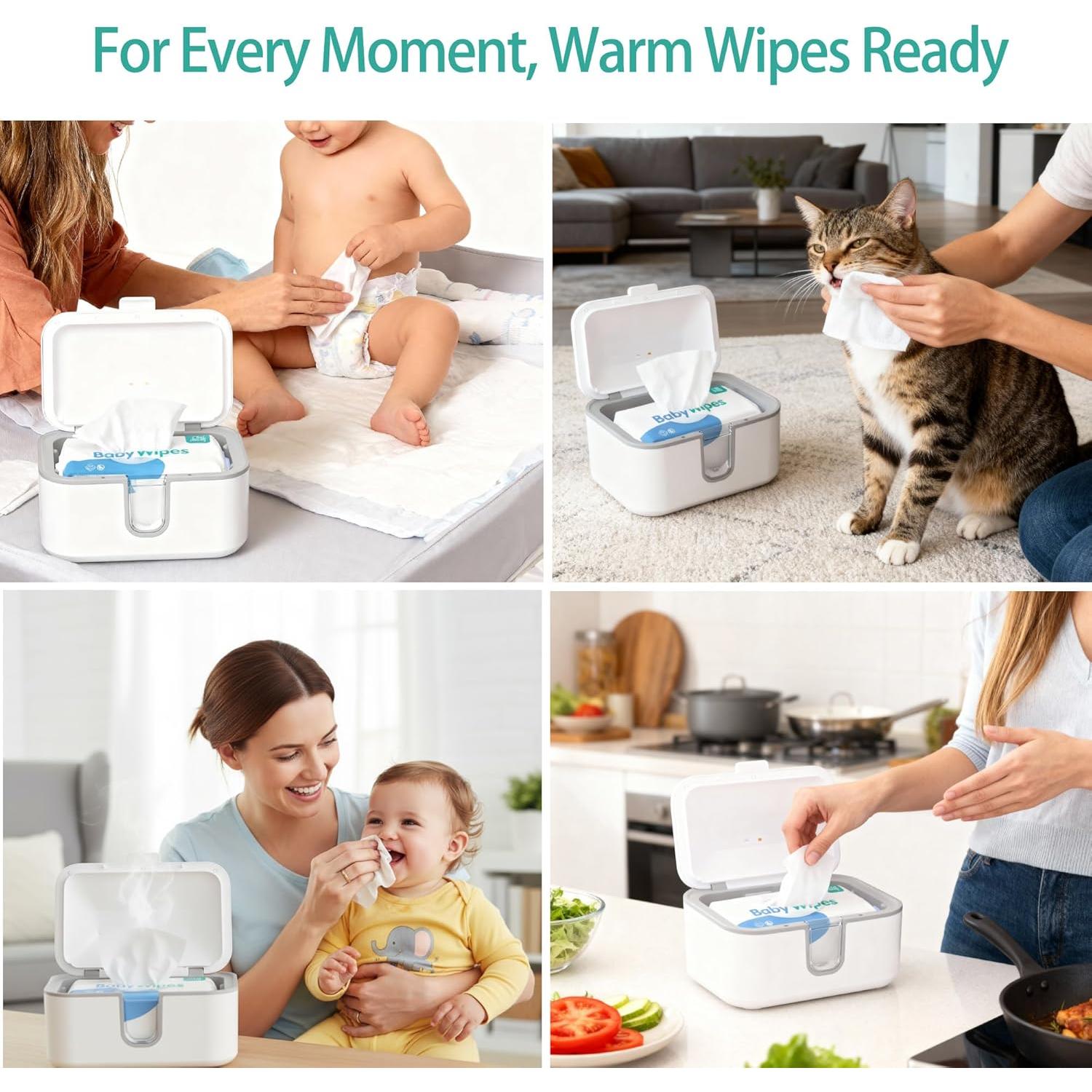 Calentador de Toallitas Chefhandy con Desinfectante UV y Luz Nocturna