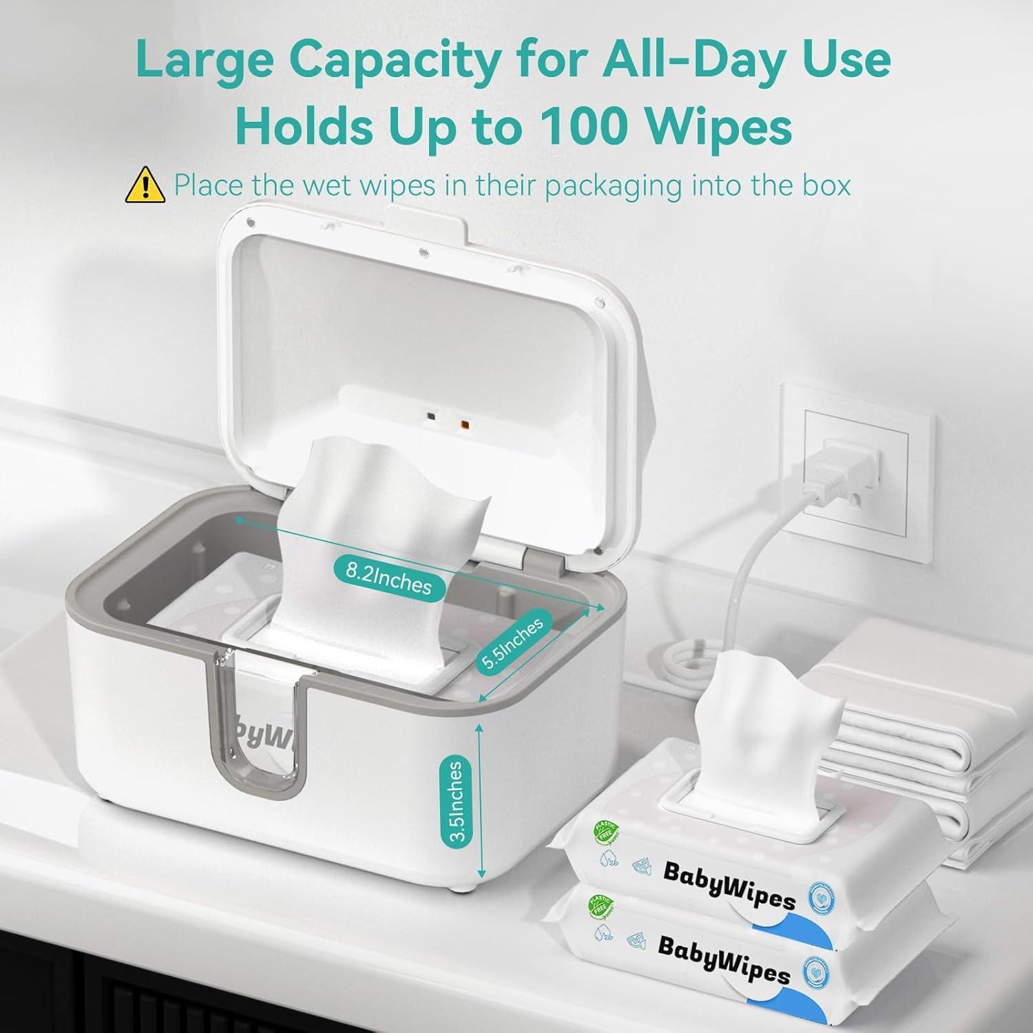 Calentador de Toallitas Chefhandy con Desinfectante UV y Luz Nocturna