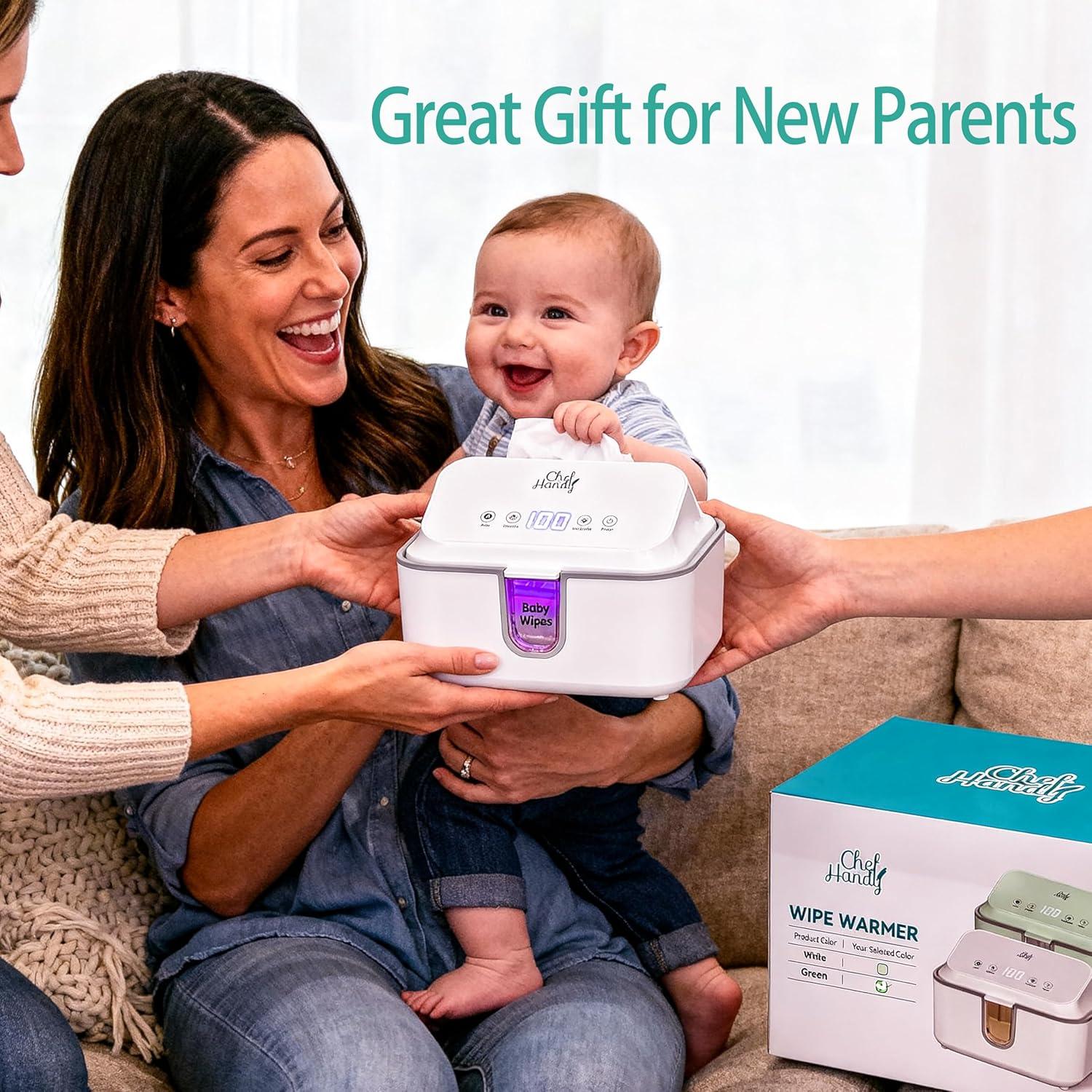 Calentador de Toallitas Chefhandy con Desinfectante UV y Luz Nocturna