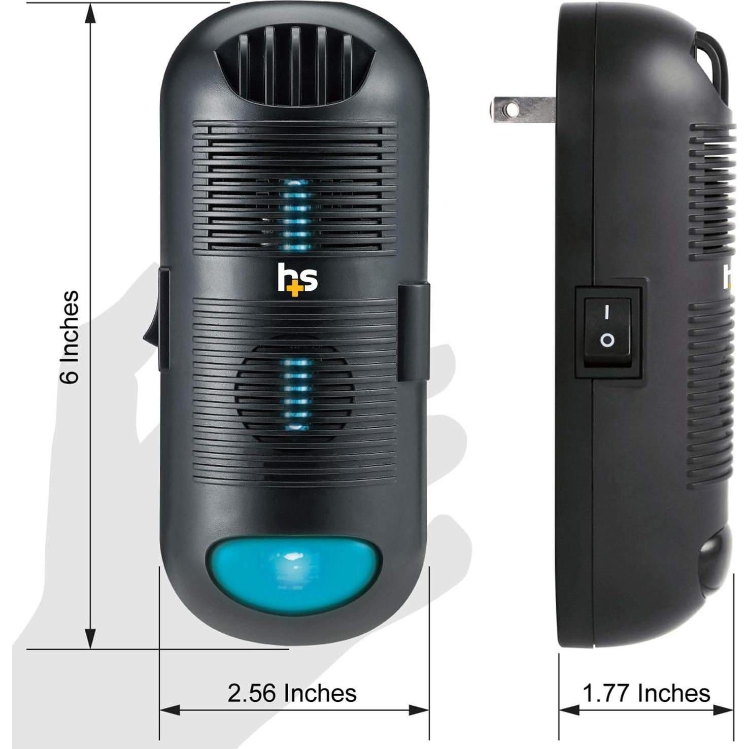Purificador de Aire HealthSmart UV-C Portátil 27.87 m²