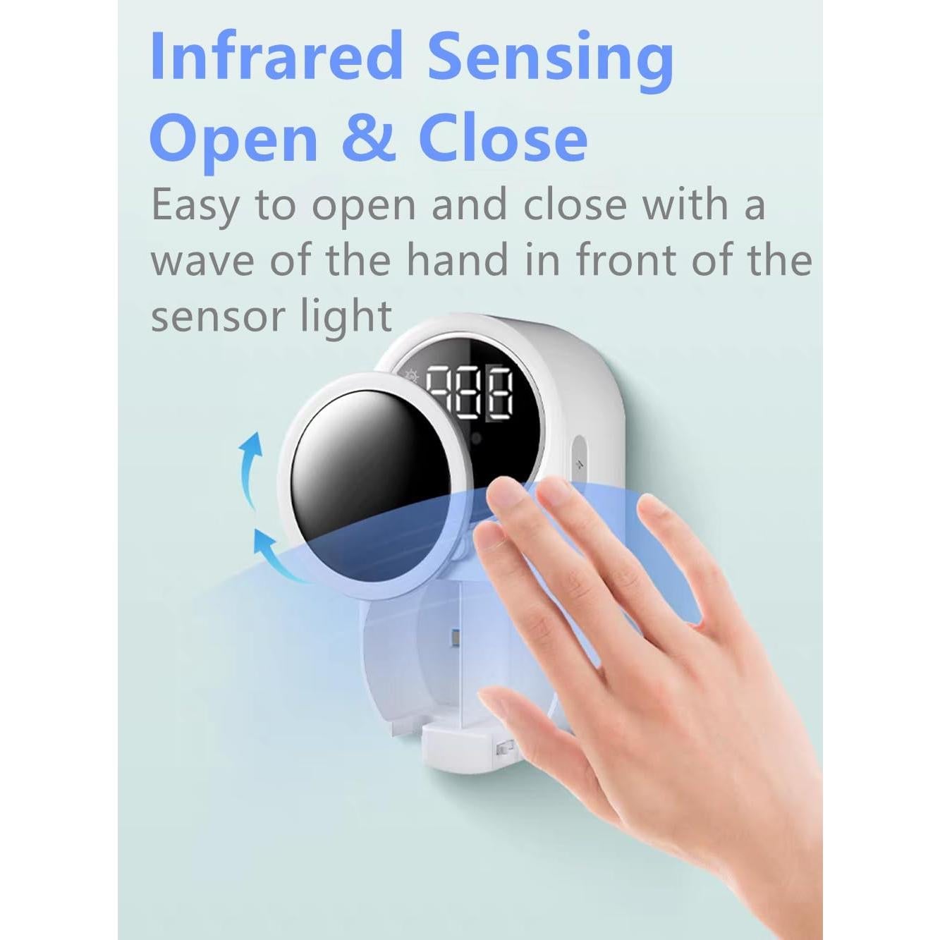 Limpiador de Cepillos de Dientes SHKI con Soporte Pared LED