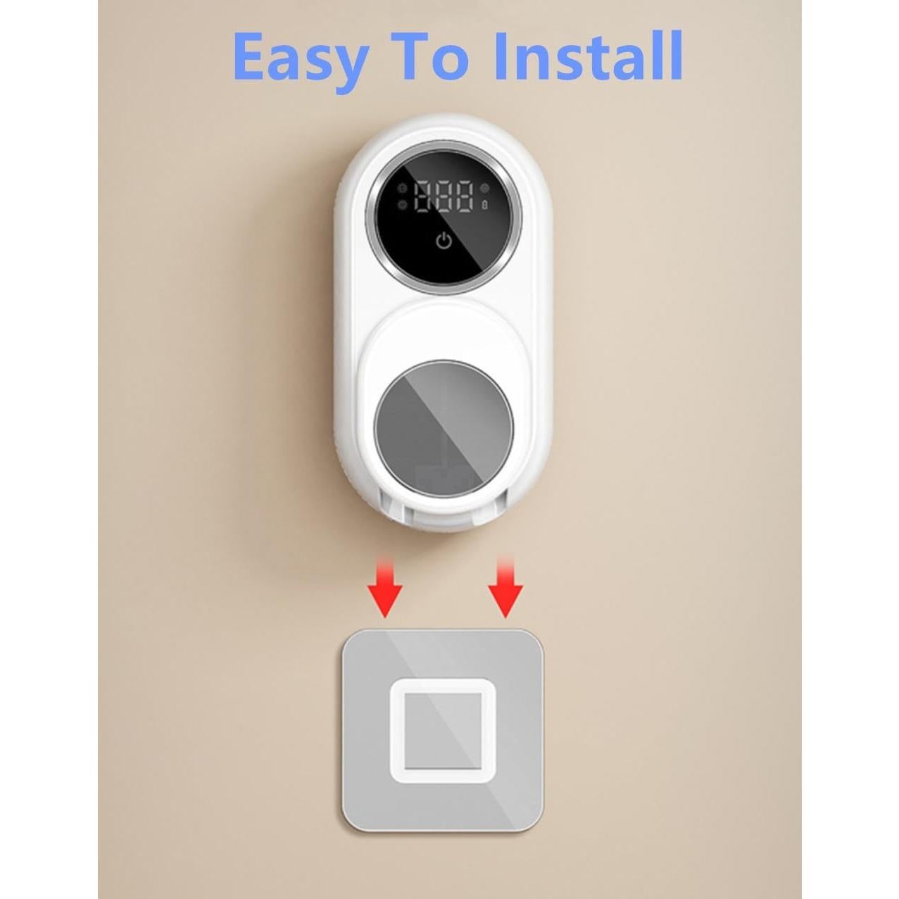 Limpiador de Cepillos de Dientes SHKI con Soporte Pared LED